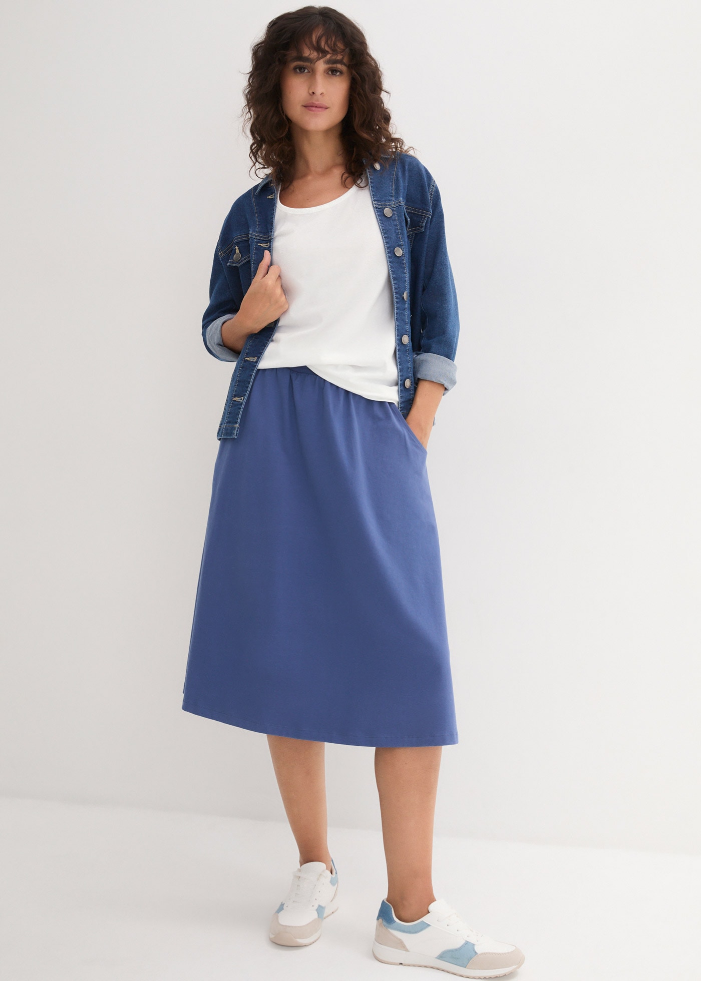 bonprix Longtop Packung, 5 tlg. figurumspielende Passform, po-bedeckend