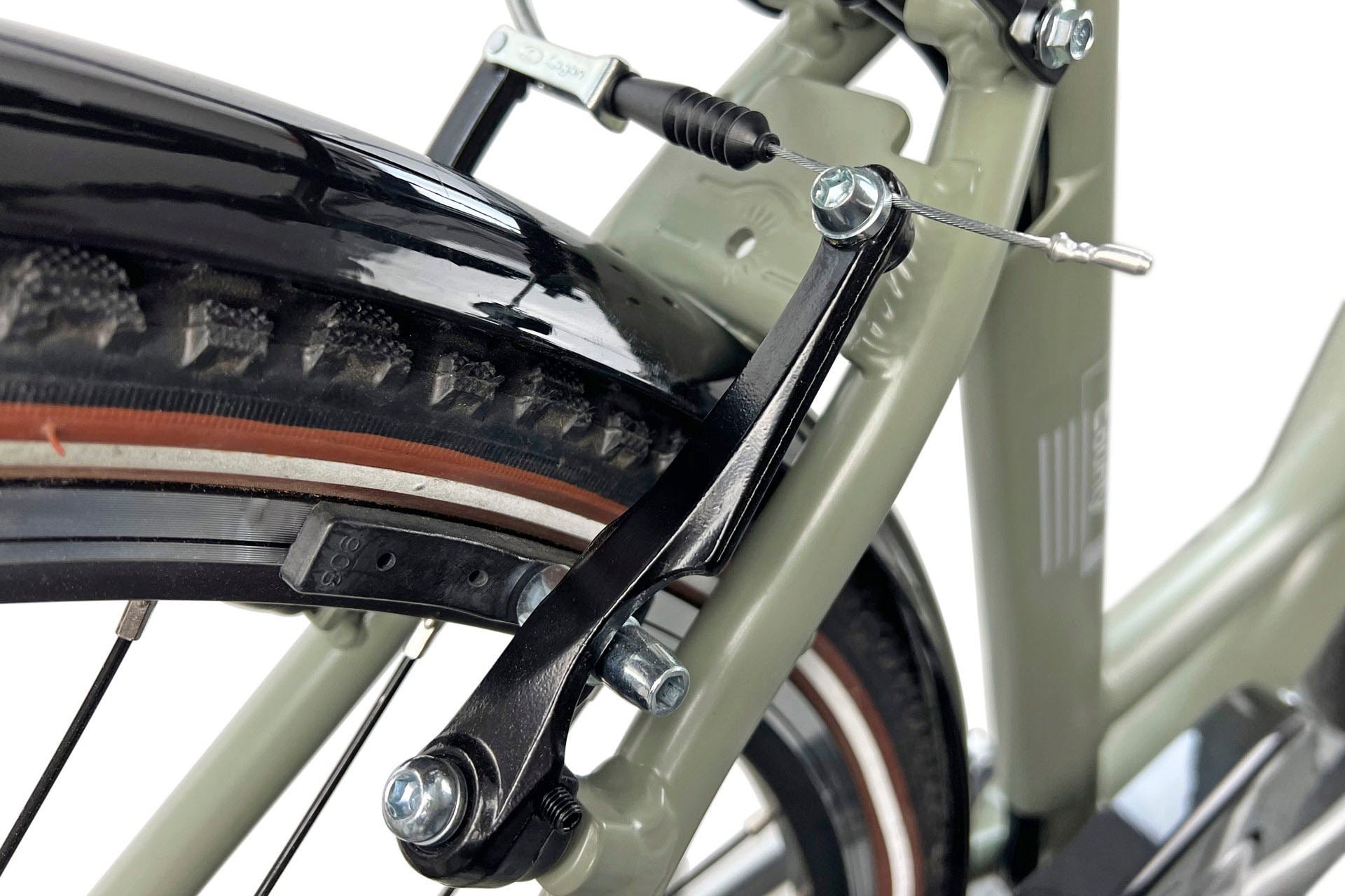 LLobe E-Bike »City E-Bike 28" County grün«, Shimano, Altus, Heckmotor 250 W