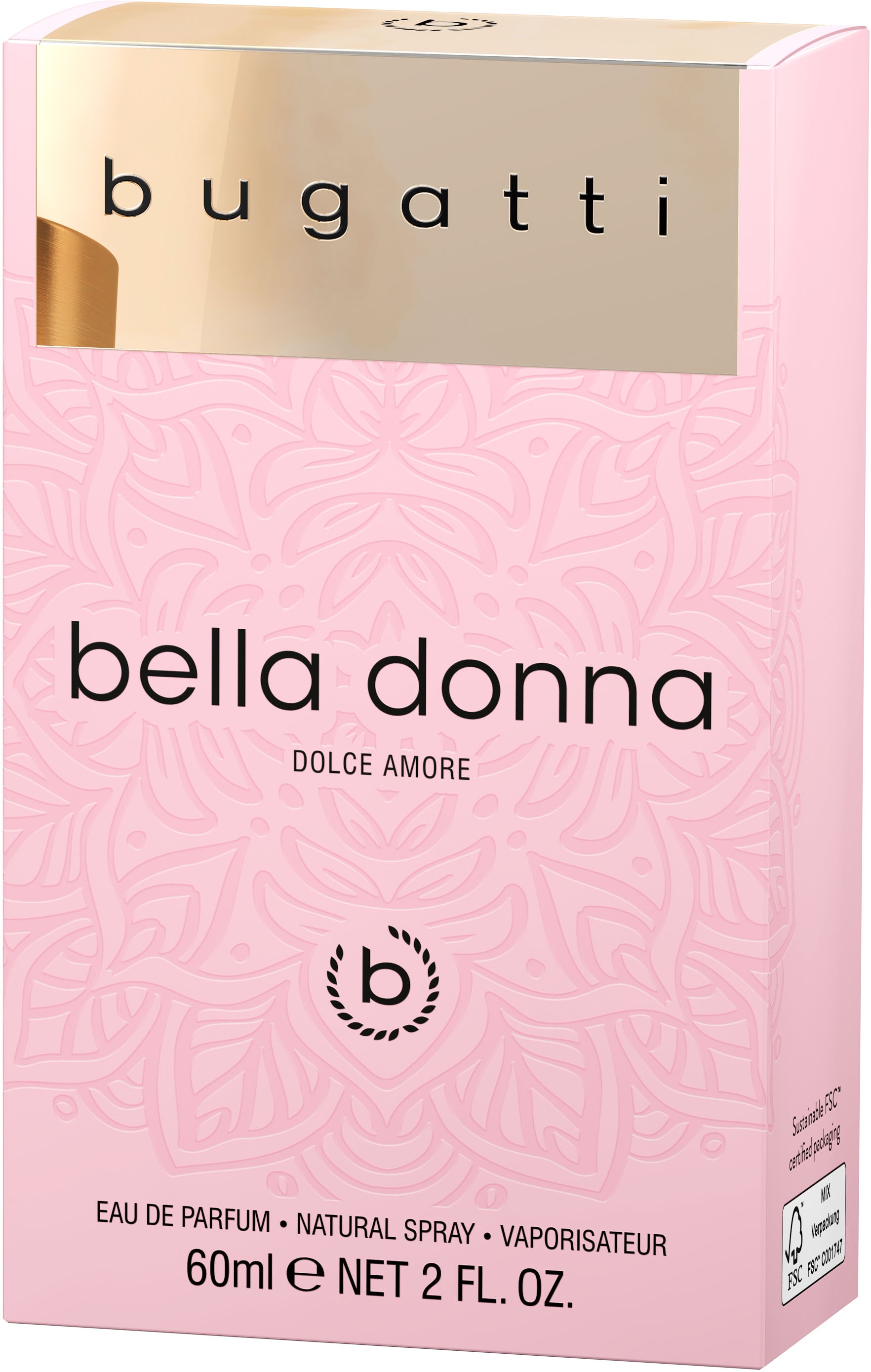 bugatti Eau de Parfum »bugatti bella donna DOLCE AMORE for her EdP 60ml« , 
