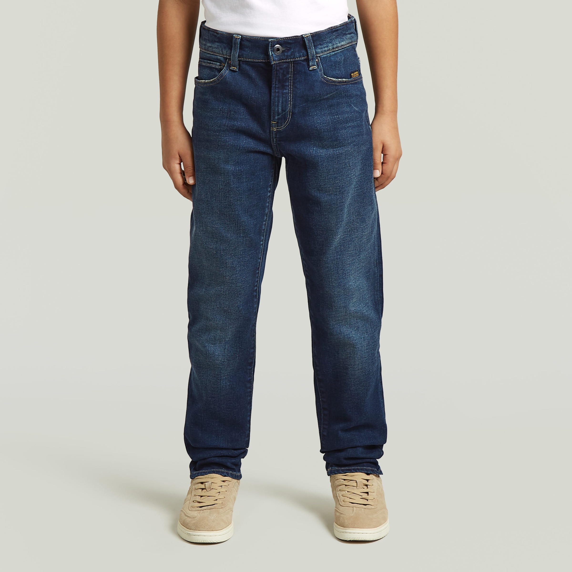 G-STAR "KIDS, 3301 SLIM" mit mittlerem Bund, Baumwoll-Denim