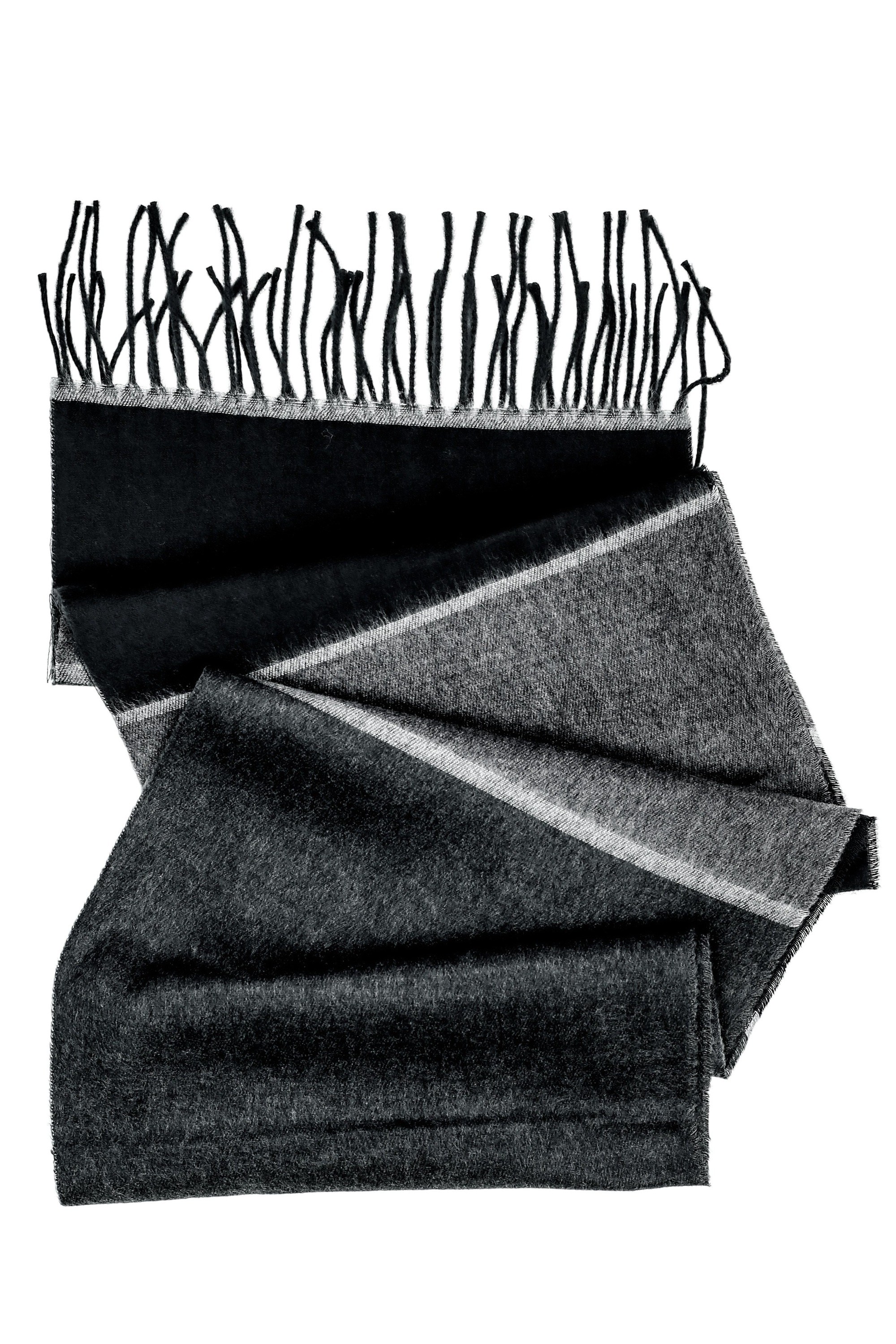 Thumbnail - COLLEZIONE ALESSANDRO Wollschal "Profession" 1 Stk. Made in Italy, Color Blocking