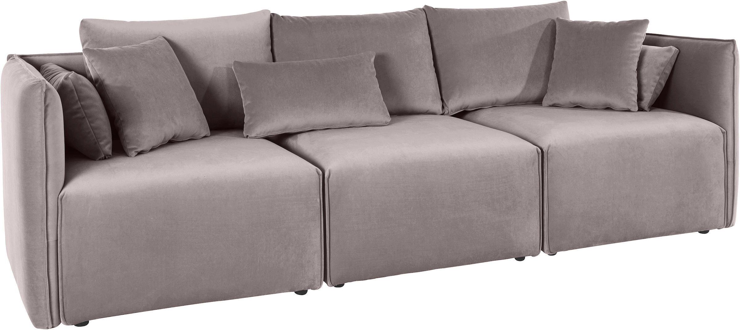 OTTO home 3-Sitzer "Nöre" 3 Teile, in vielen Bezugsqualitäten und Farben s. günstig online kaufen