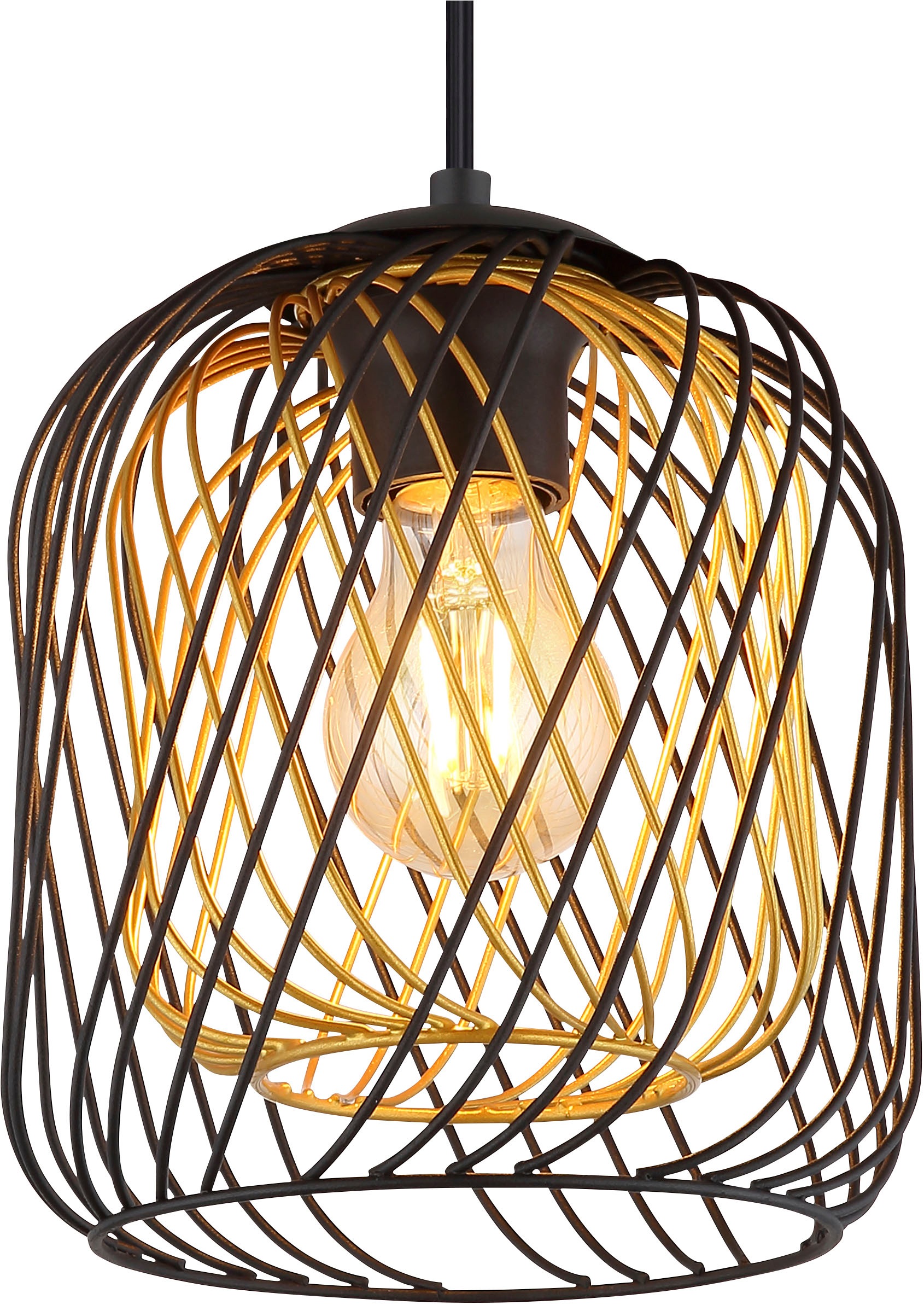 GLOBO LIGHTING Hängeleuchte »DICHTI« E27 1 Stk. Hängelampe Esszimmer-Leuchte Esstischleuchte Wohnzimmer