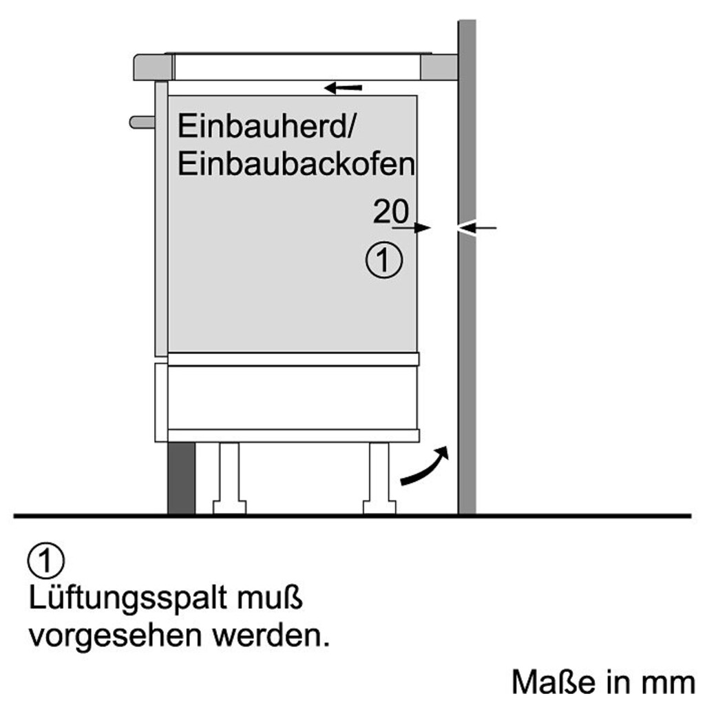 NEFF Flex-Induktions-Kochfeld von SCHOTT CERAN® »T56BT60N0«, T56BT60N0, mit intuitiver Twist Pad® Bedienung