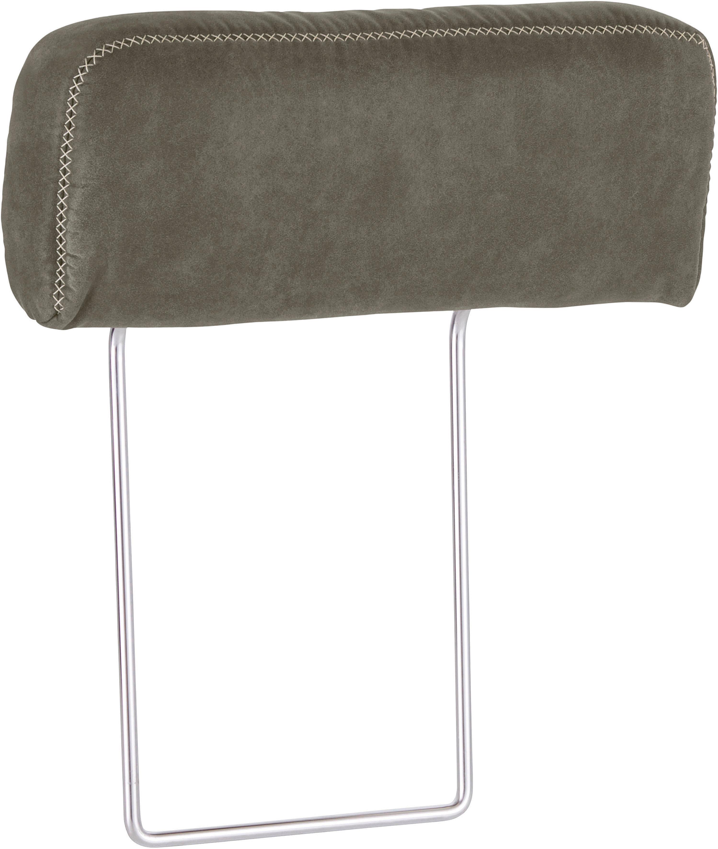 OTTO home Sofa-Kopfstütze "Varese" Kreuznaht in beige