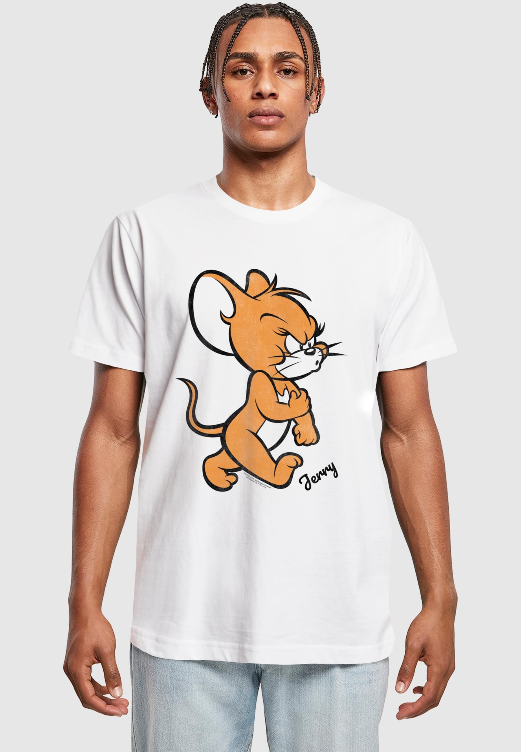 Merchcode T-Shirt »Merchcode Herren Tom & Jerry - Angry Mouse T-Shirt«, (1 tlg.)