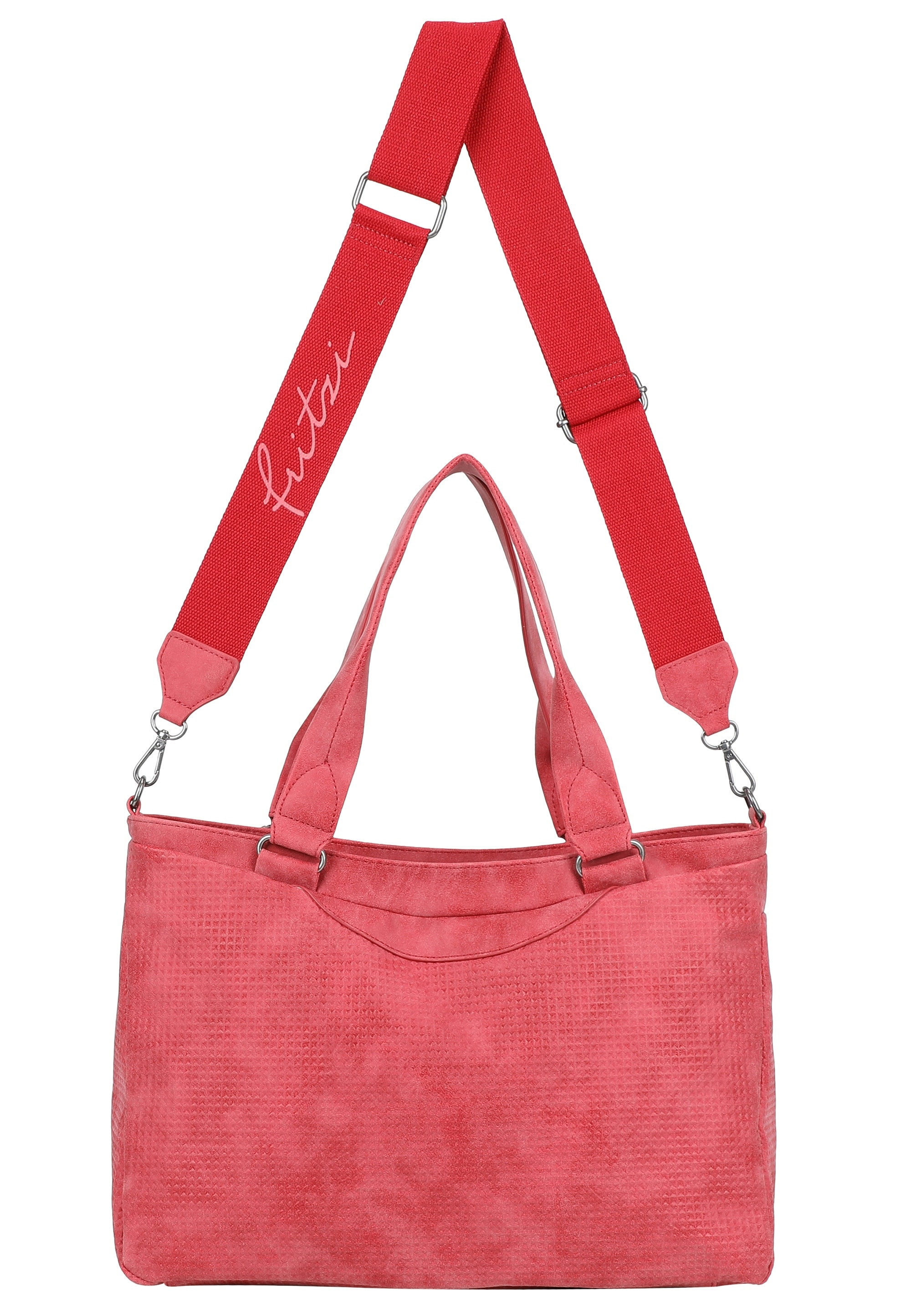 Fritzi aus Preußen Henkeltasche »Joly Waffly Black« mit kleiner Retro-Pocket-Maus extra