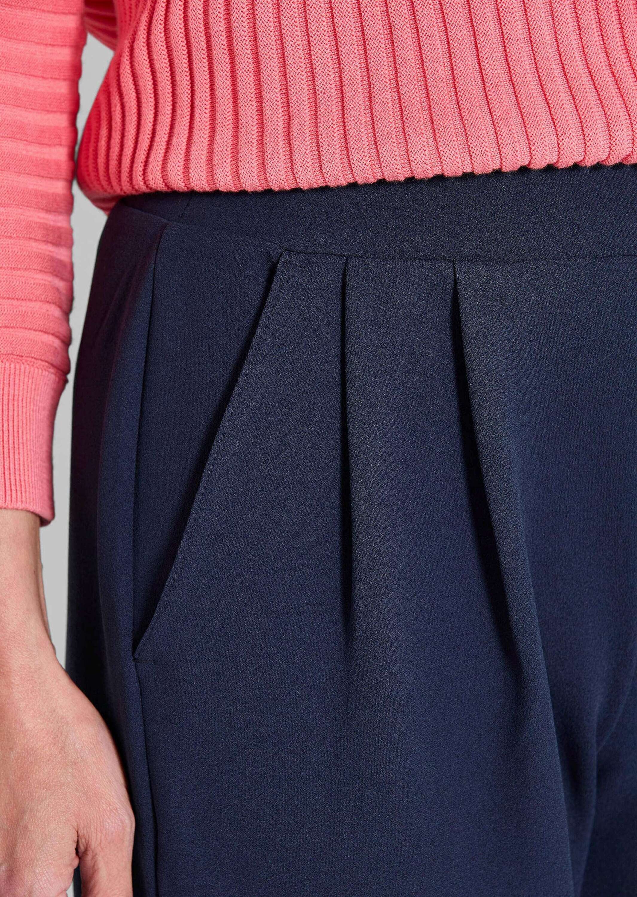 GOLDNER Schlupfhose »Weite Schlupfhose SARA in Krepp-Qualität«