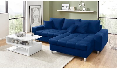 Nova Via Ecksofa, wahlweise mit Kaltschaum (140kg Belastung/Sitz), RGB-LED-Beleuchtung... kaufen Nova Via Ecksofa, wahlweise mit Kaltschaum (140kg Belastung/Sitz), RGB-LED-Beleuchtung... kaufen