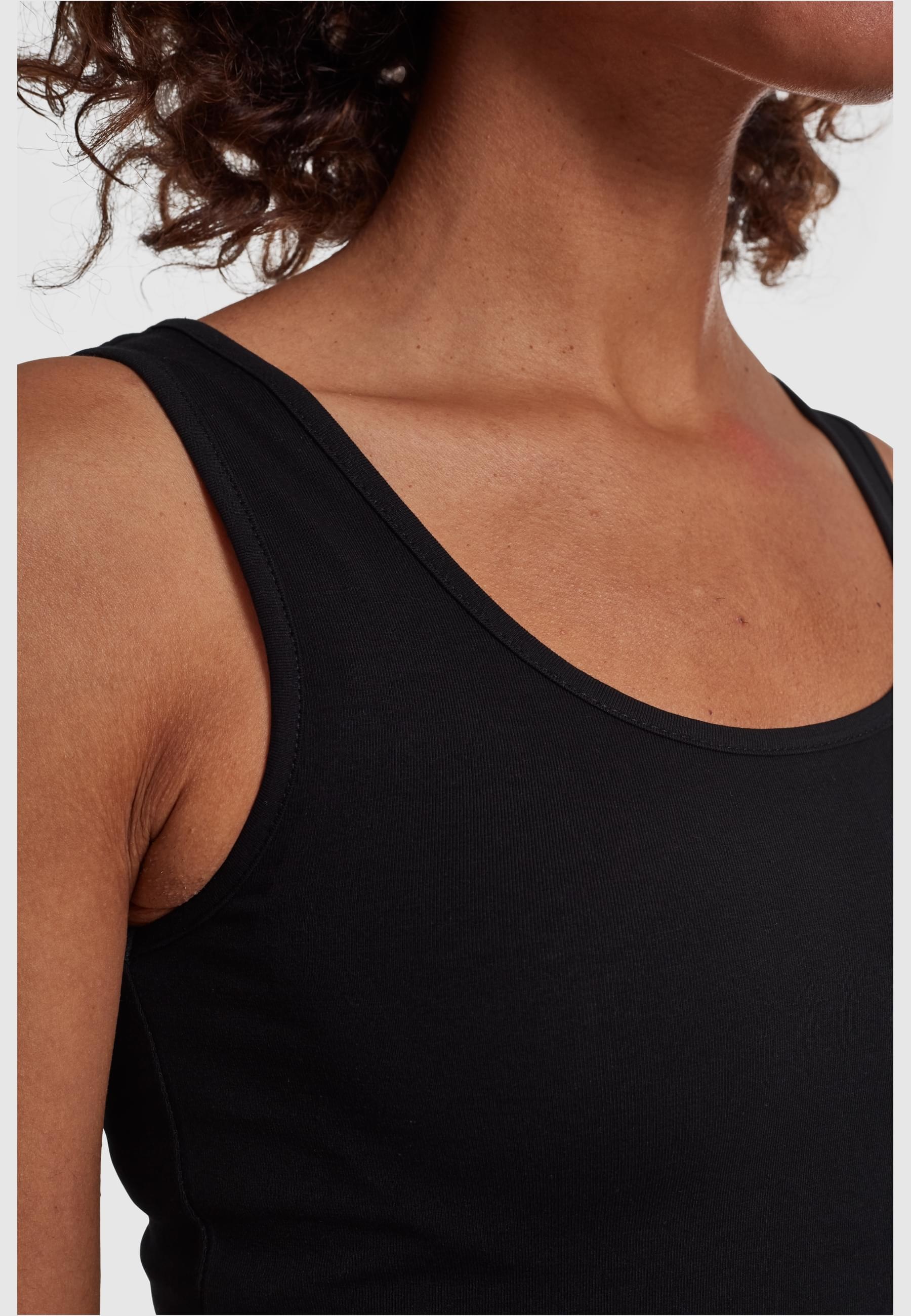 URBAN CLASSICS Muskelshirt »Urban Classics Damen Ladies 2-Pack Basic Stretch Top«, (1 tlg.)