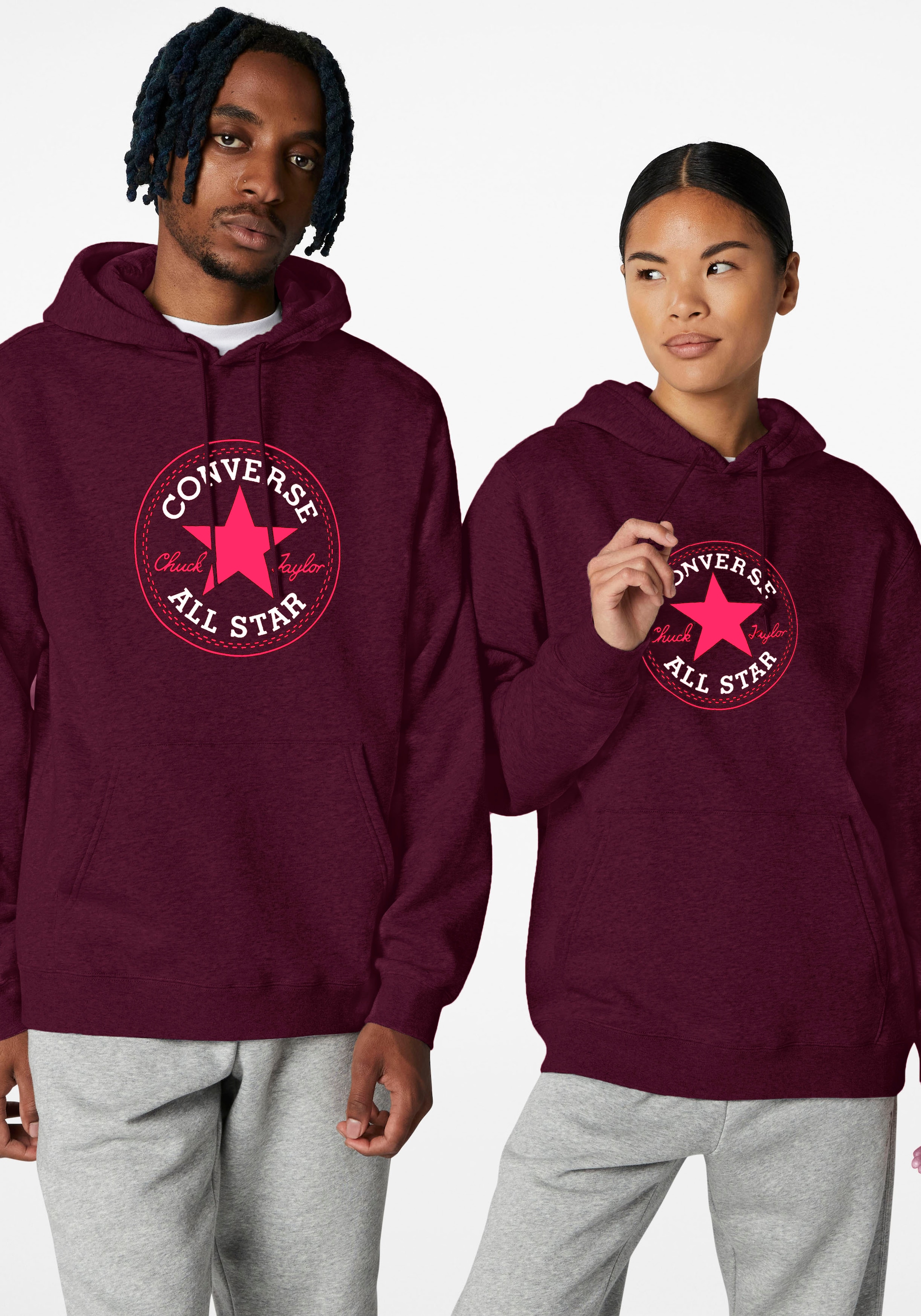 Converse Kapuzensweatshirt »STANDARD FIT CENTER FRONT LARGE CHU« ▷ kaufen |  BAUR