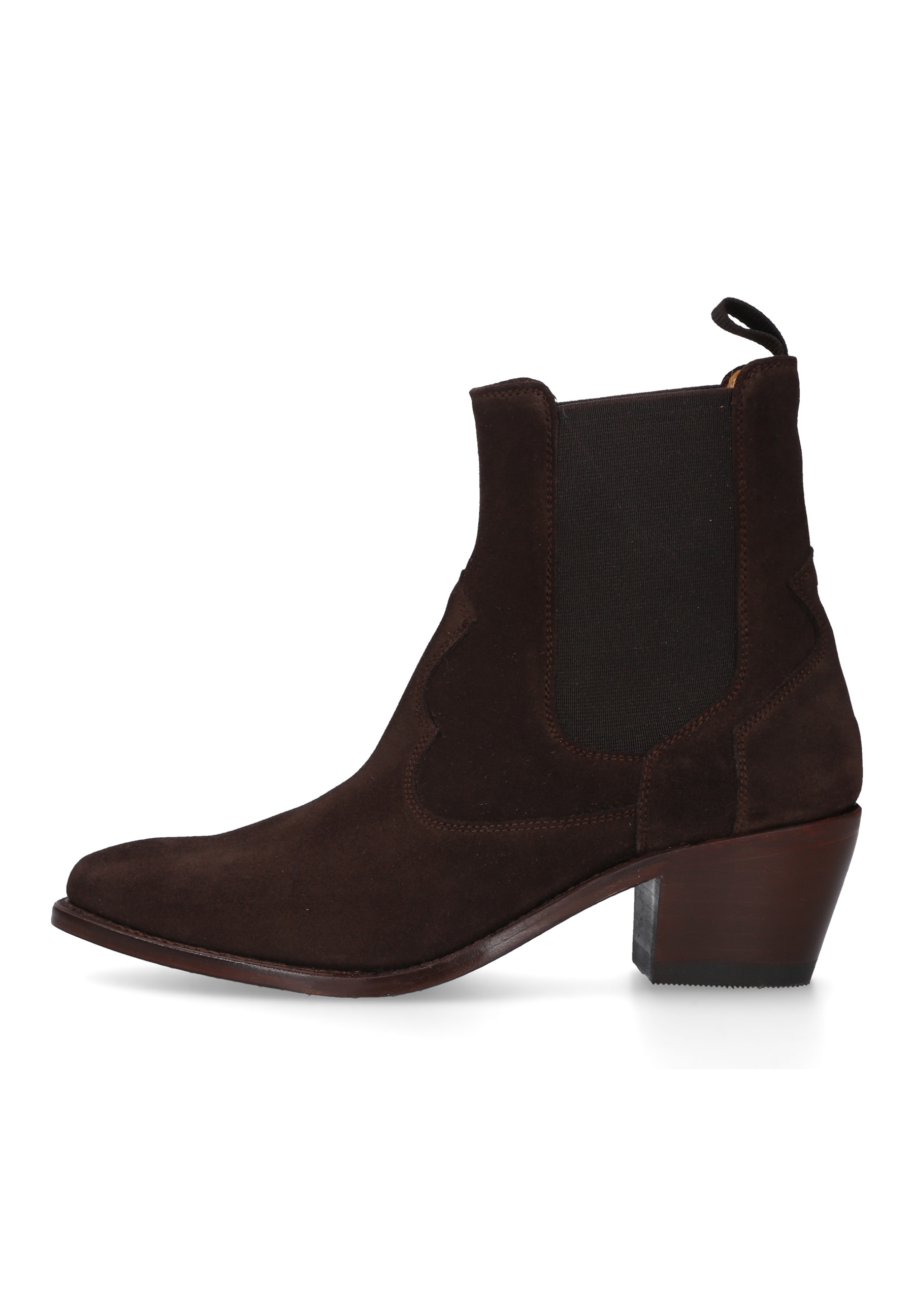 Henry Stevens "Marla WCB" Damen Stiefelette mit Absatz handgefertigt, Lederschuh
