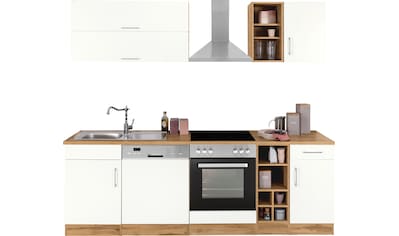 Küchenzeile »Colmar«, mit E-Geräten, Breite 240 cm