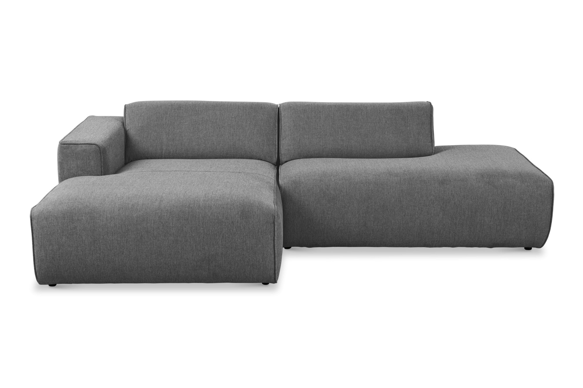 Home affaire Ecksofa "Noord mit Kedernaht, Breite 227 cm, L-Form" Cord, Str günstig online kaufen