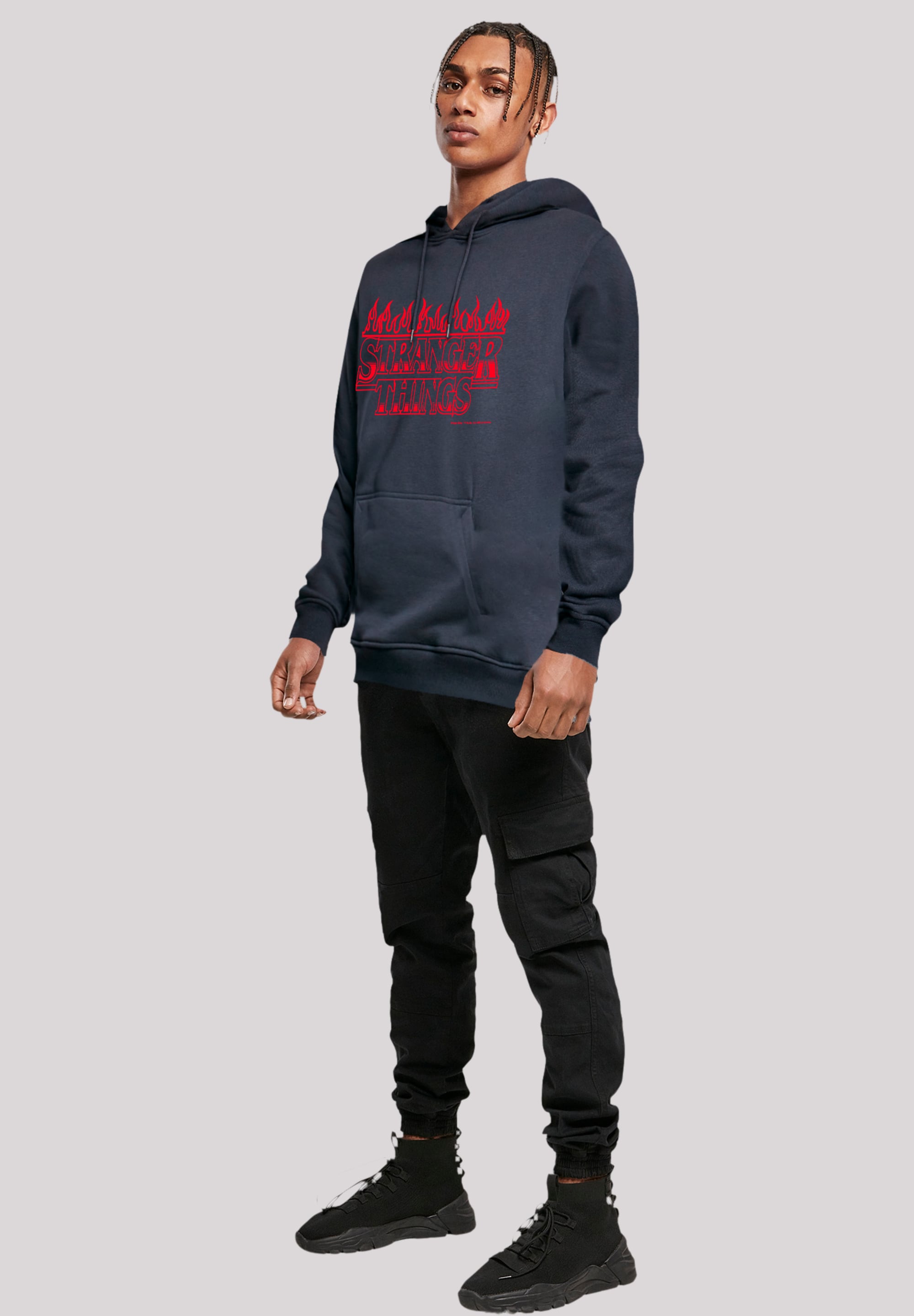 F4NT4STIC Kapuzenpullover »Stranger Things Flames Netflix TV Series«, Premium Qualität