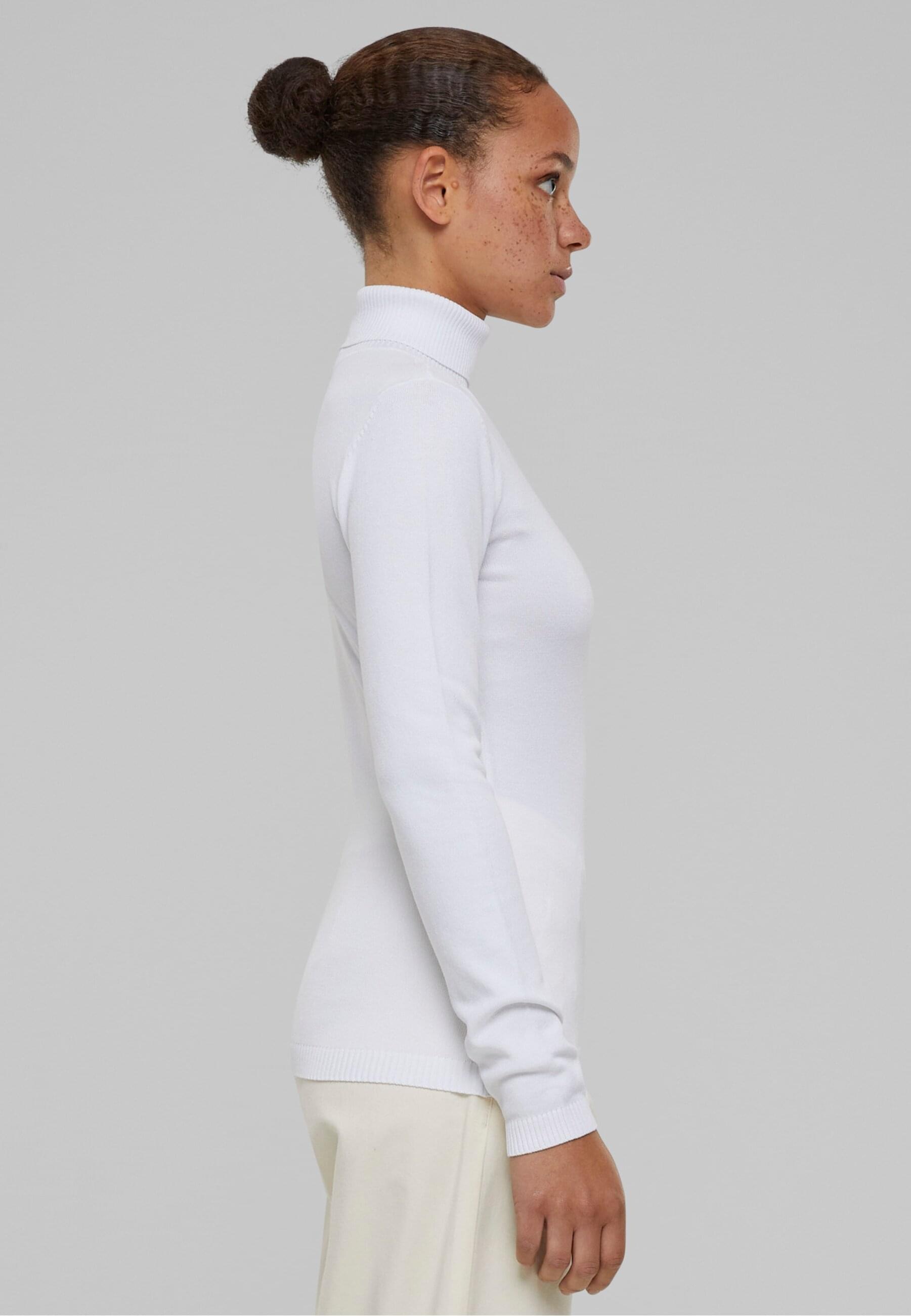 URBAN CLASSICS Rundhalspullover »Urban Classics Damen Ladies Knitted Turtleneck Sweater«, (1 tlg.)