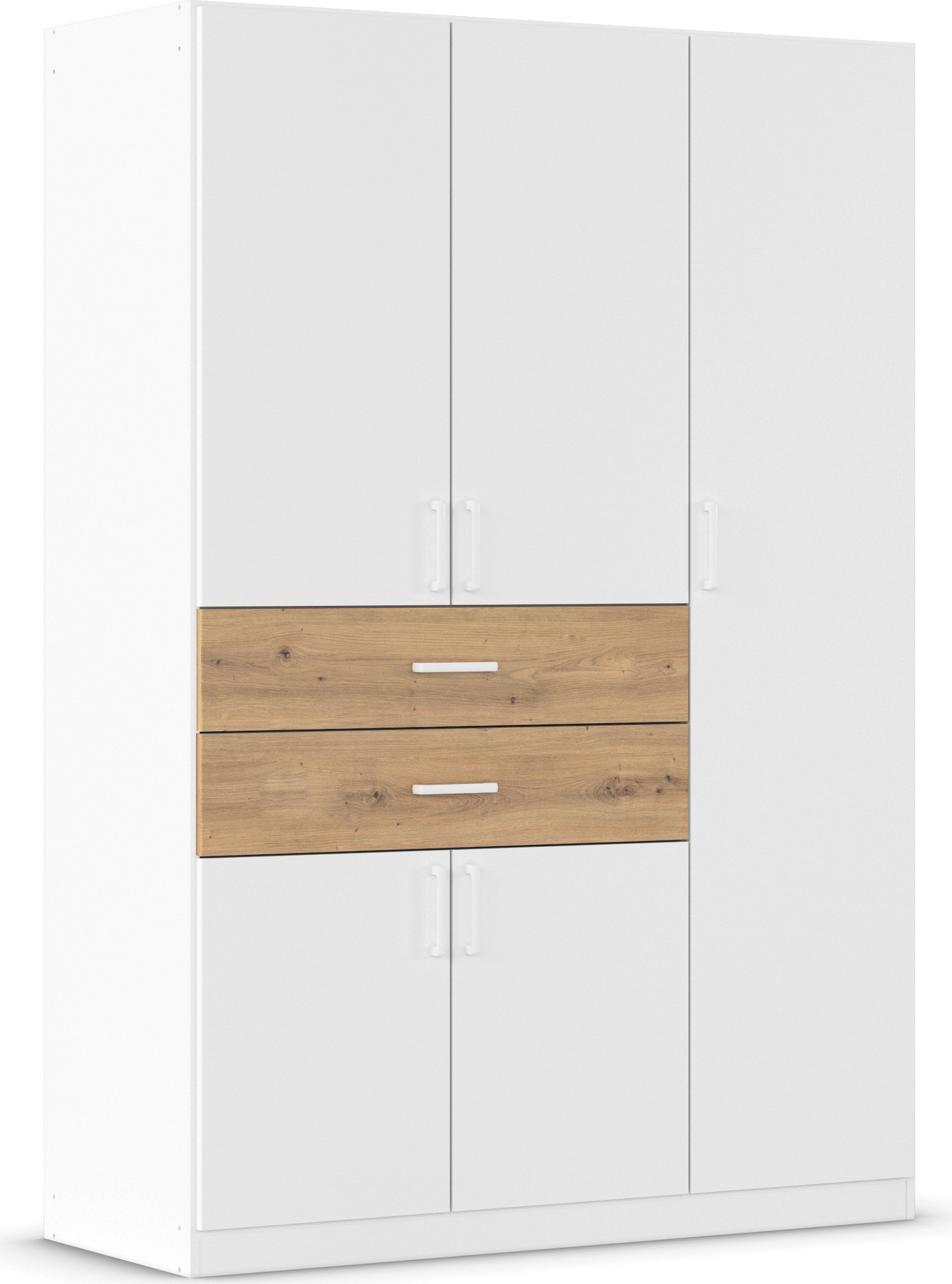rauch Drehtürenschrank »Kleiderschrank Schrank Garderobe MAIKA mit Dekor-Front«, 2 Schubladen, in verschiedenen Breiten, Höhen, Farben, MADE IN GERMANY