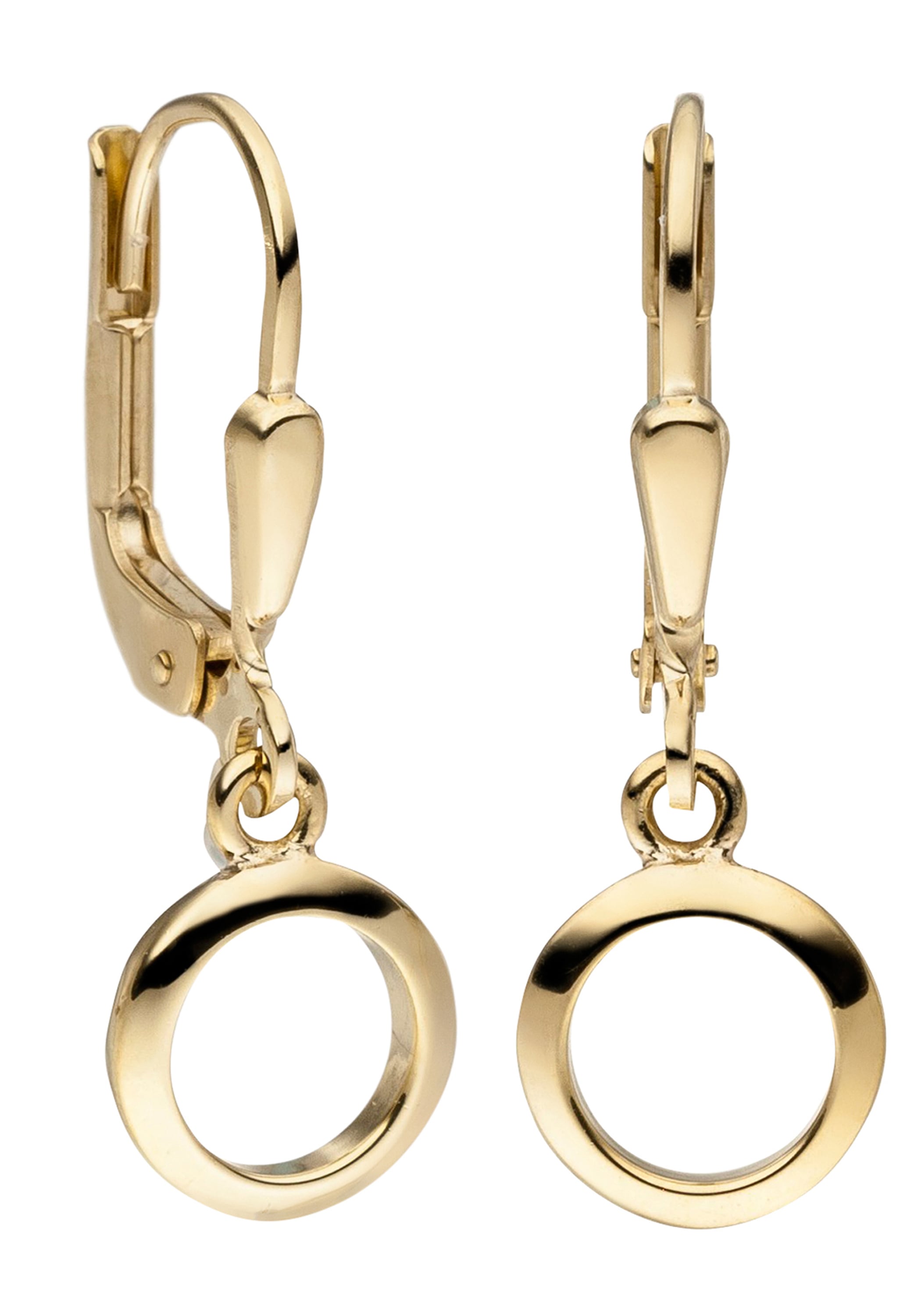 Ohrhänger | JOBO kaufen 333 Gold »Kreis-Ohrringe«, BAUR Paar