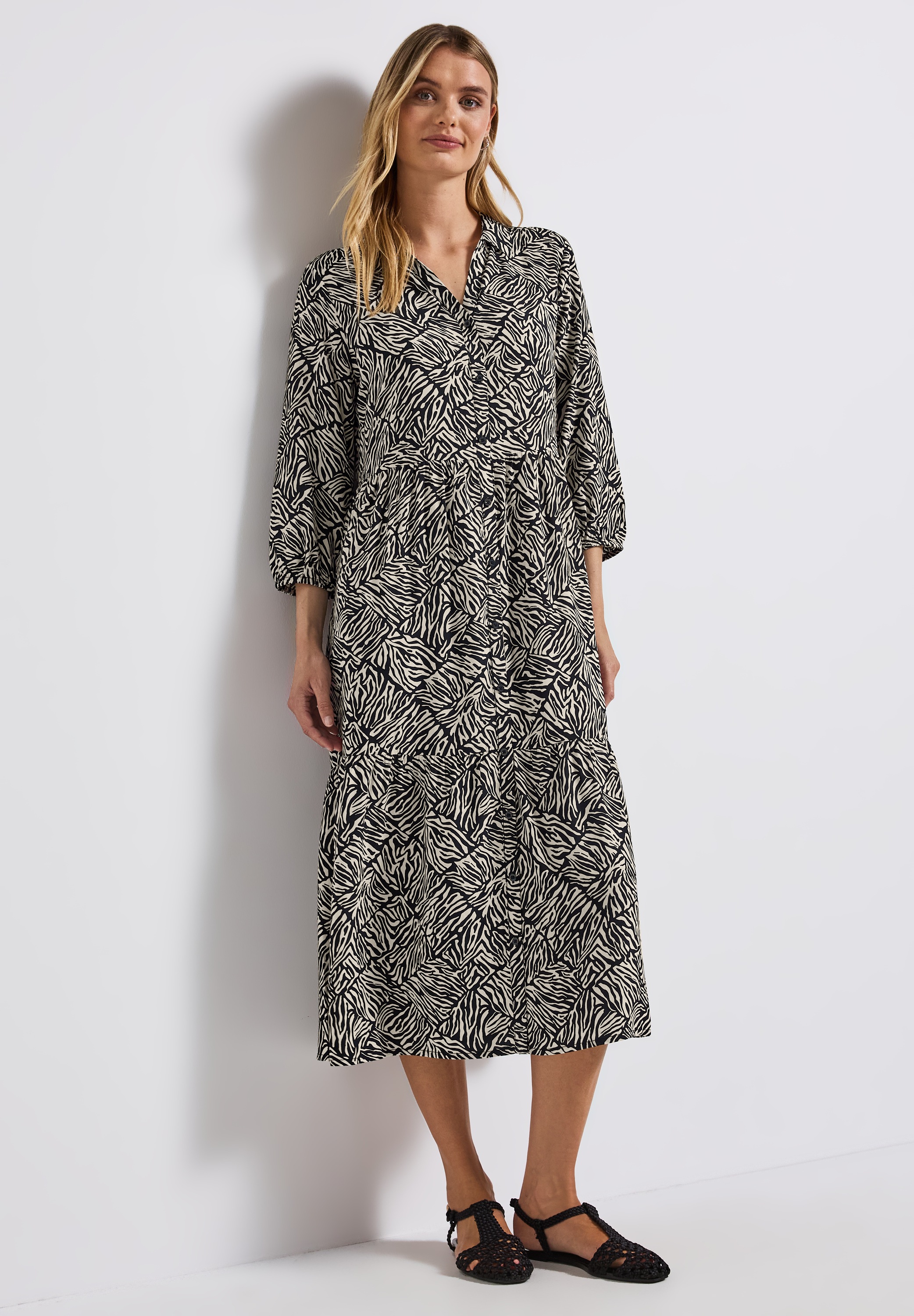 STREET ONE Midikleid, aus Viskose günstig online kaufen