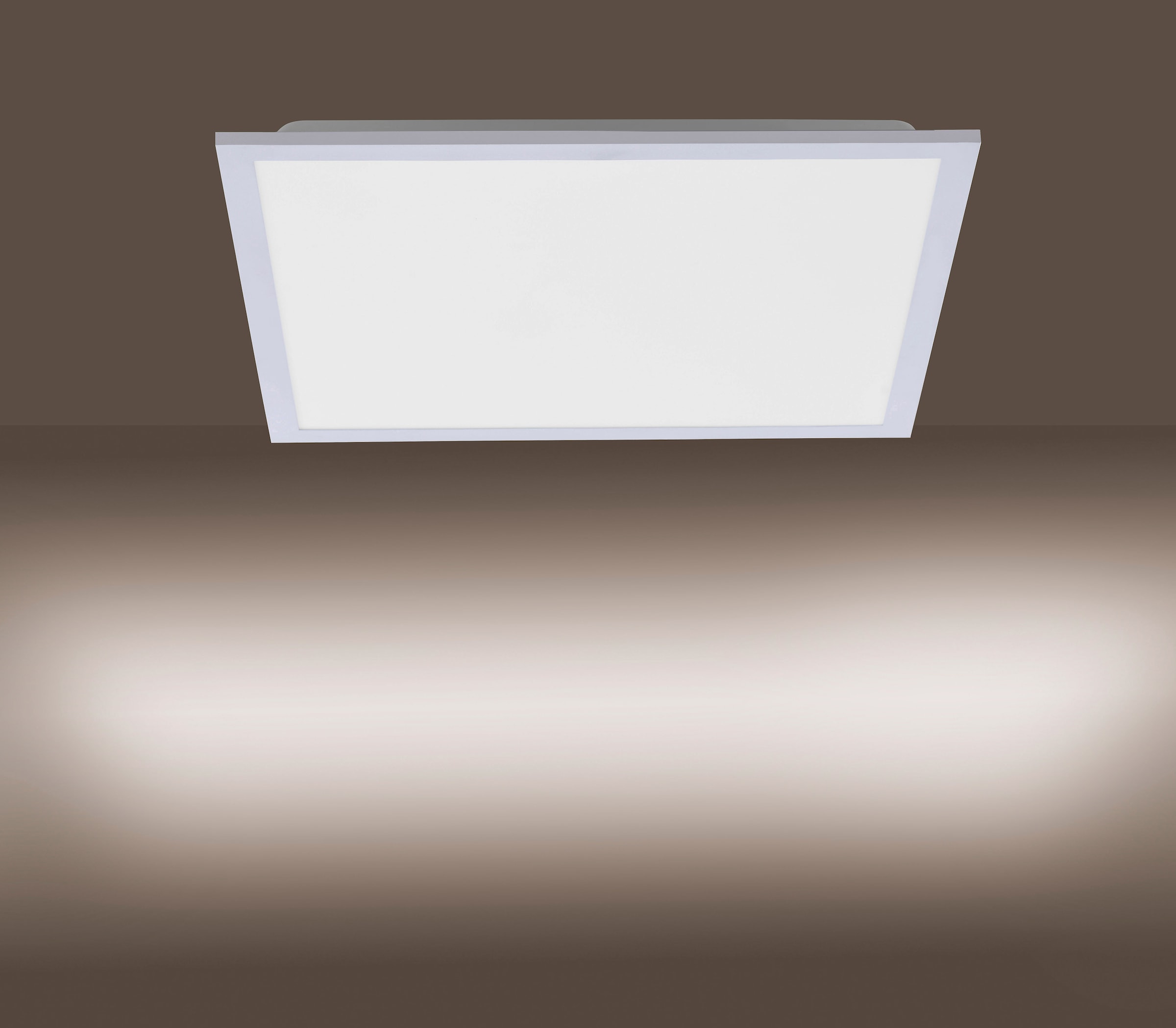 Deckenleuchte, flammig-flammig, LED 1 »FLAT«, BAUR Panel Deckenlampe | JUST LIGHT LED LED