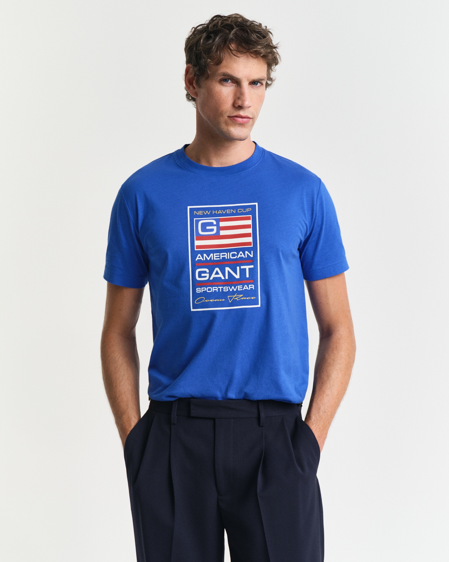 Gant Rundhalsshirt "GRAPHIC SS T-SHIRT", mit einem einzigartigen saisonalen günstig online kaufen