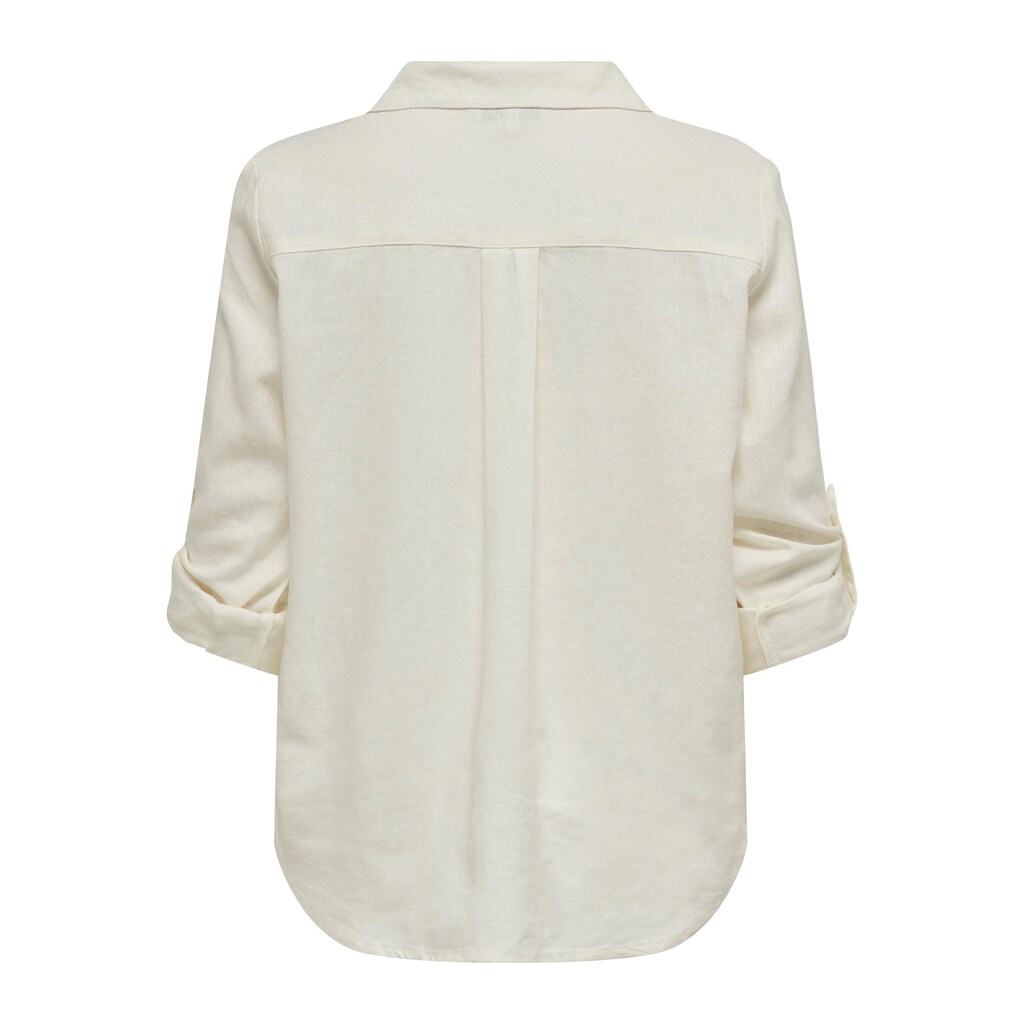 ONLY Hemdbluse »ONLYASMIN-CARO L/S LINEN SHIRT PNT NOOS«