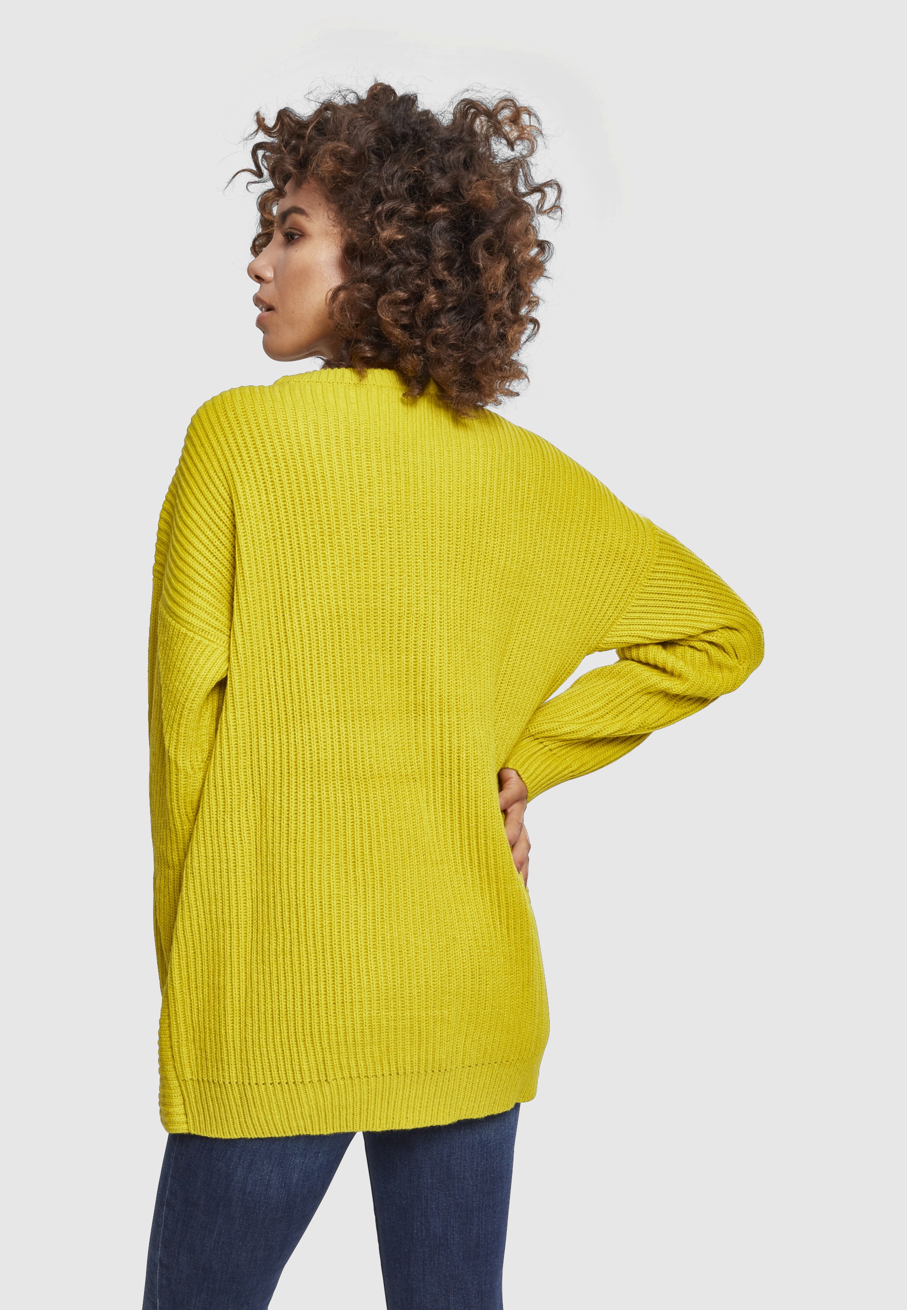 URBAN CLASSICS Sweatshirt »Urban Classics Damen Ladies Wrapped Sweater«, 1 Stk.
