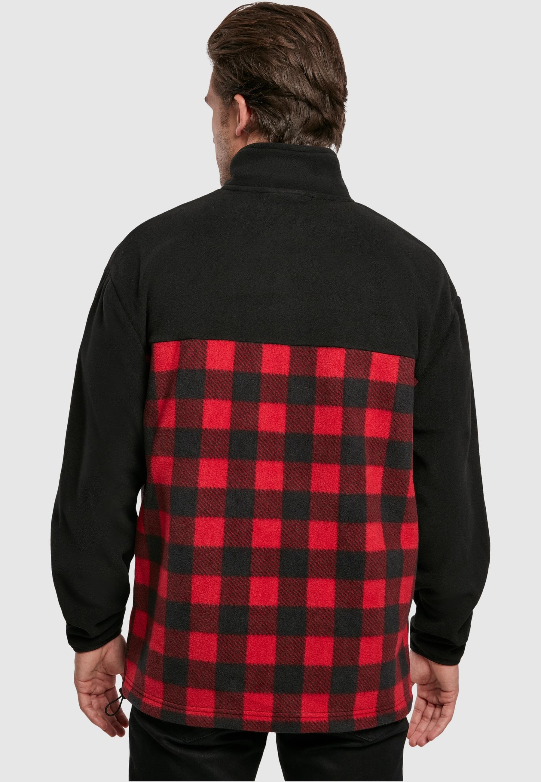 URBAN CLASSICS Winterjacke »Urban Classics Herren Patterned Polar Fleece Track Jacket«, (1 St.), mit Kapuze