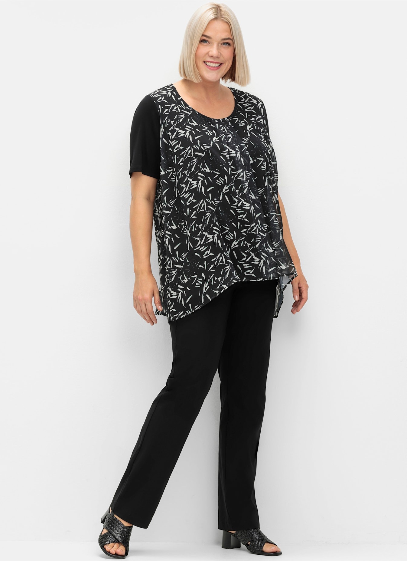 Sheego Blusenshirt "Blusenshirt" 1 tlg. günstig online kaufen