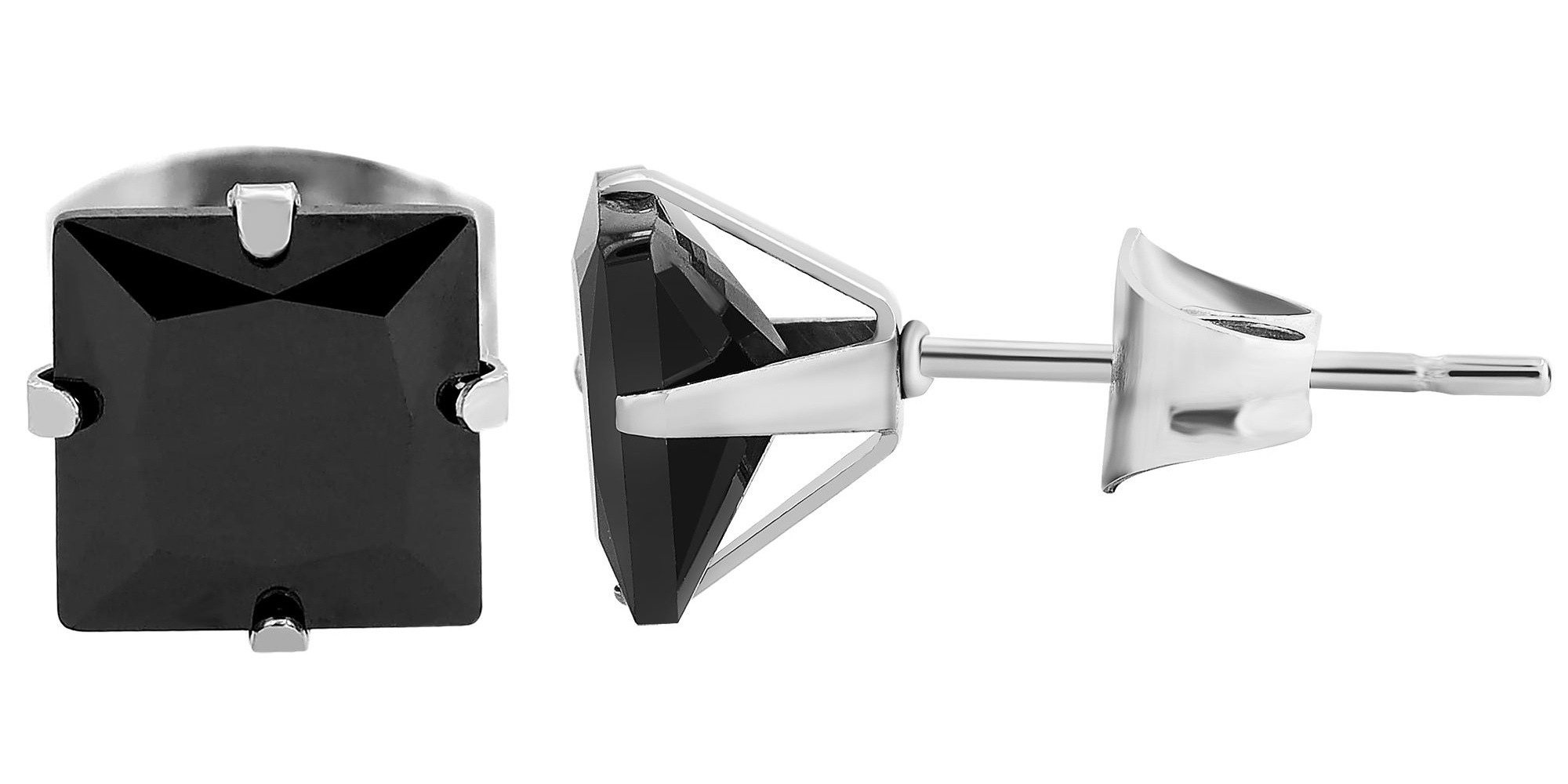 Adelia´s Paar Ohrhänger »Damen Ohrringe – Ohrstecker aus Edelstahl mit Zirkonia« Schöne Geschenkidee zum Weihnachten