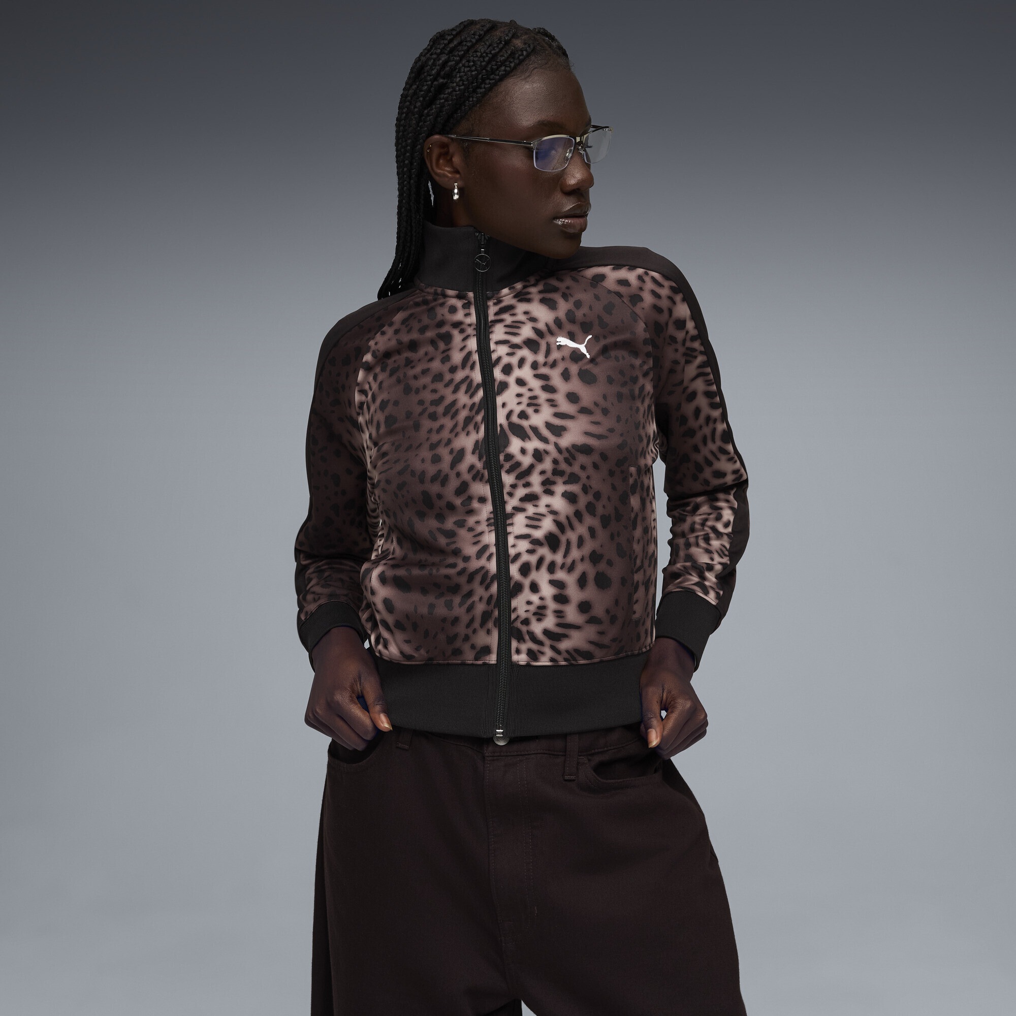 PUMA Trainingsjacke »T7 Leo Luxe Trainingsjacke Damen«