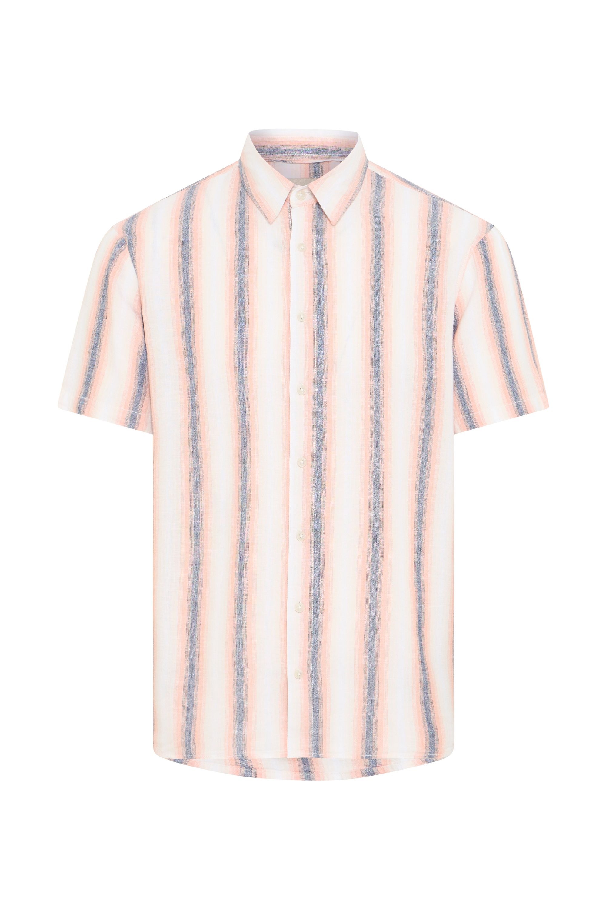 Blend Leinenhemd "BHBobby Linen Mix" Gestreiftes Leinenhemd günstig online kaufen