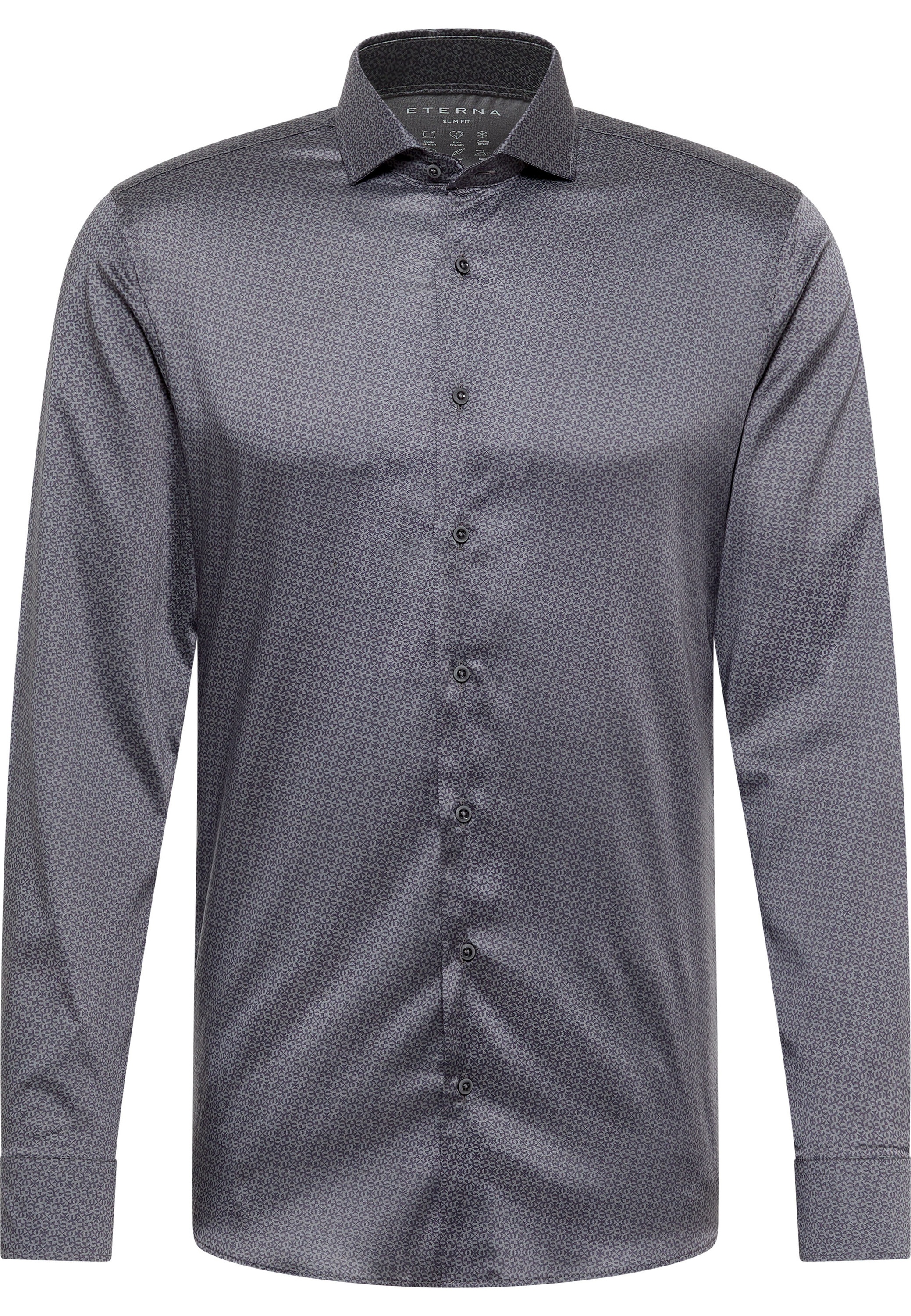 Eterna Langarmhemd »SLIM FIT«, EASY IRON (bügelleicht)