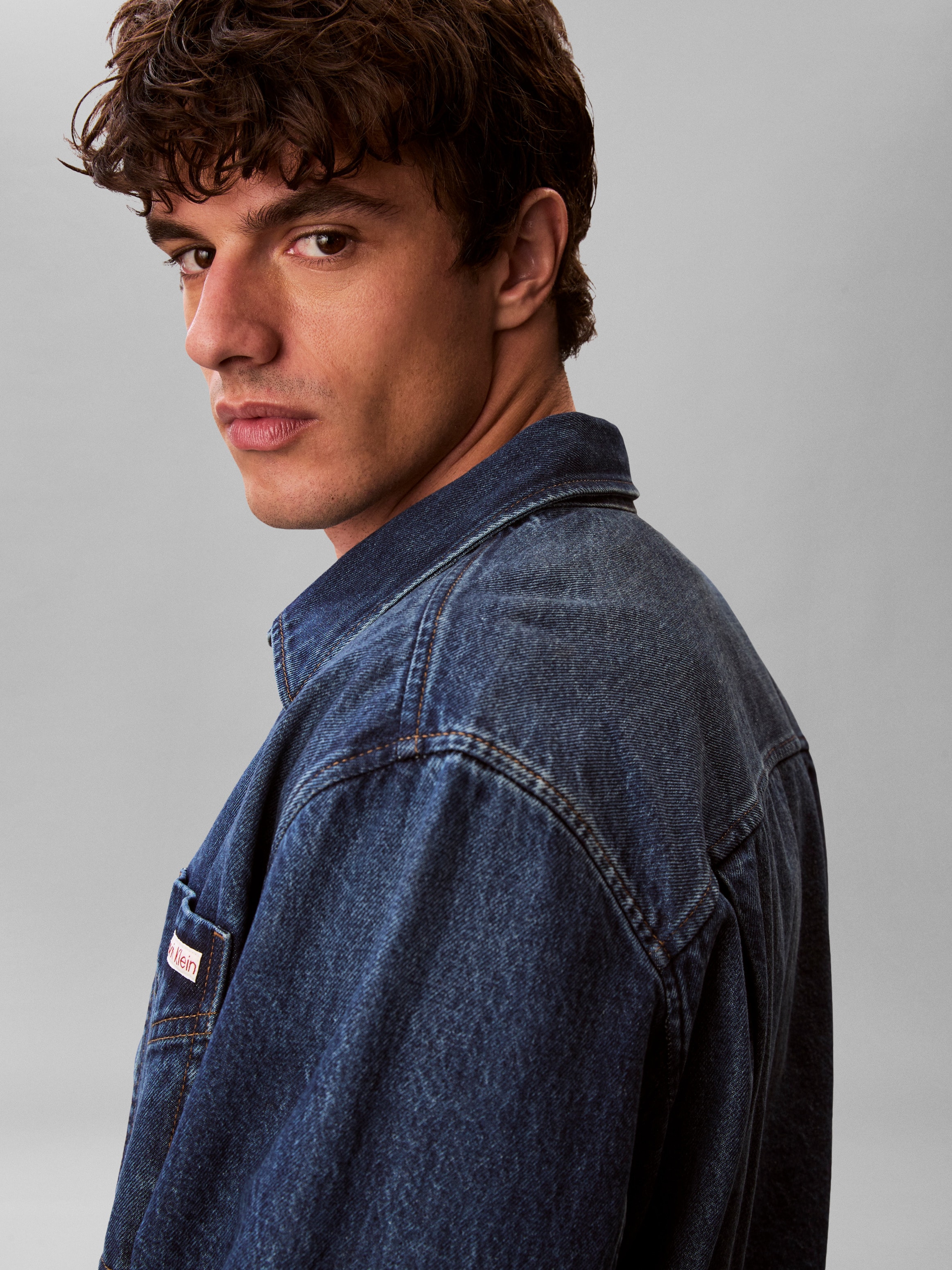 Calvin Klein Jeans Jeanshemd »90S HORIZON OVERSHIRT« Regular fit mit aufgesetzten Brusttaschen