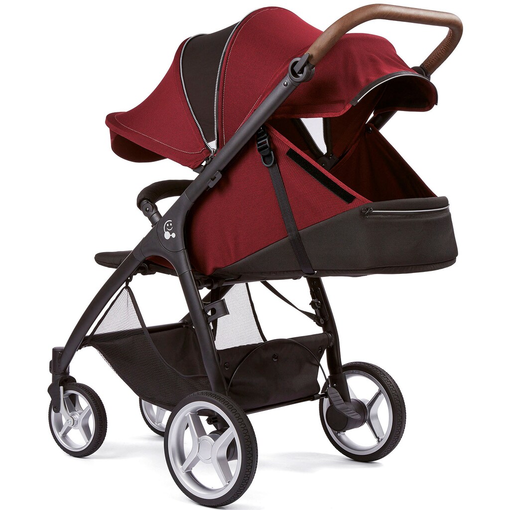 Gesslein Kinder-Buggy »Smiloo Happy +, schwarz/tabak, maroon rot«