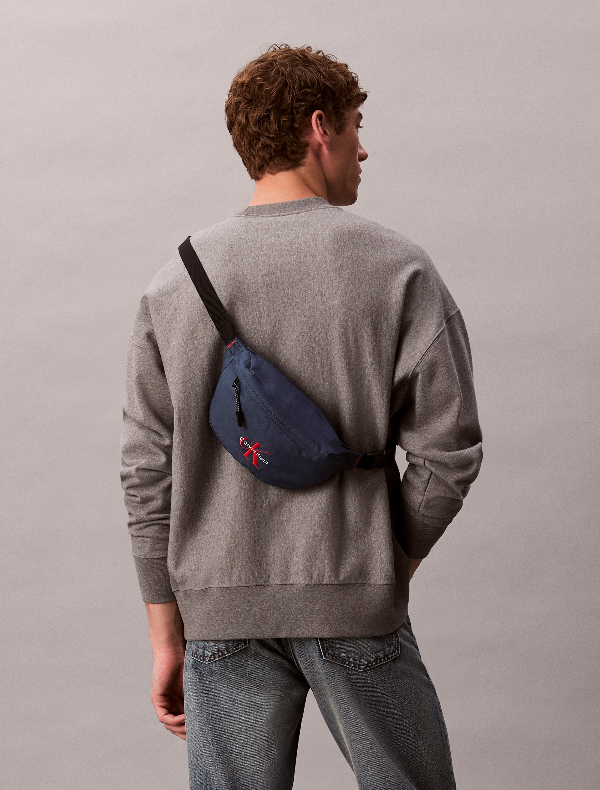 Calvin Klein Gürteltasche »BOLD WAISTBAG«, Crossbody Bag, Herren-Schultertasche, mit CK-Logo