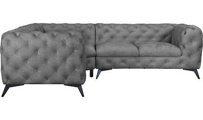 Chesterfield-Sofa »Glynis L-Form«