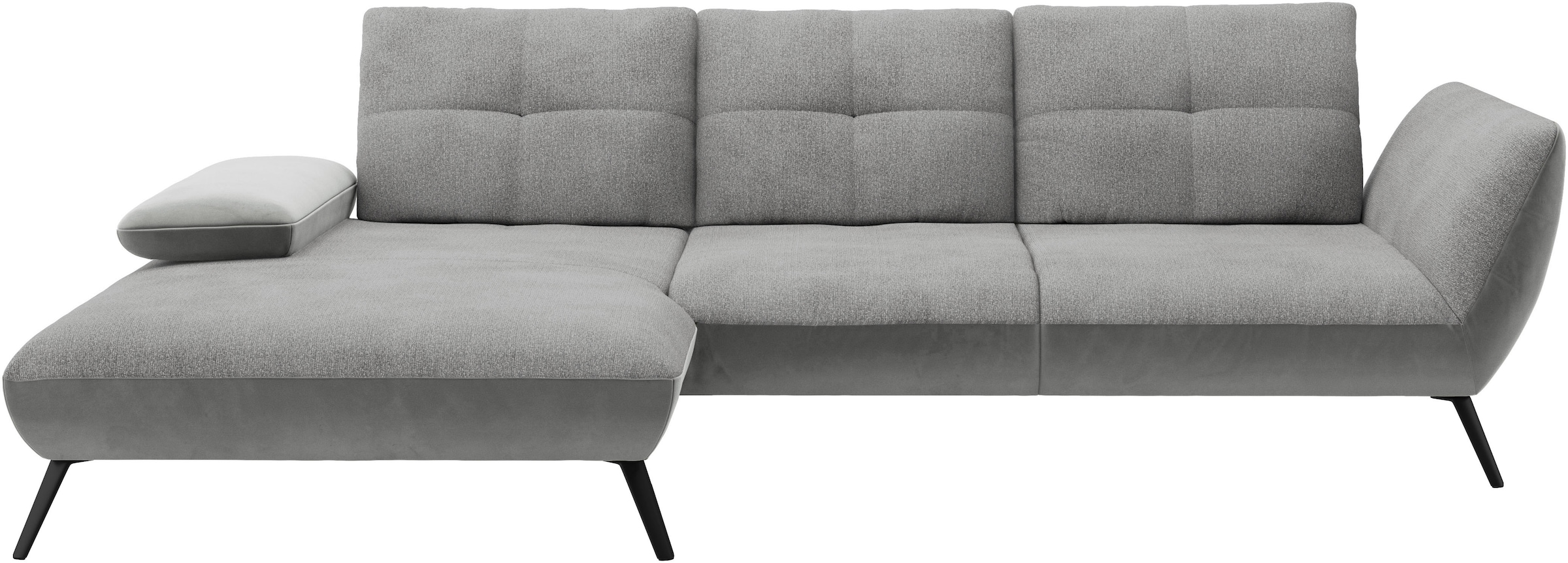 Places of Style Ecksofa »Mikado L-Form«, inkl. Sitztiefenverstellung und Armteilverstellung