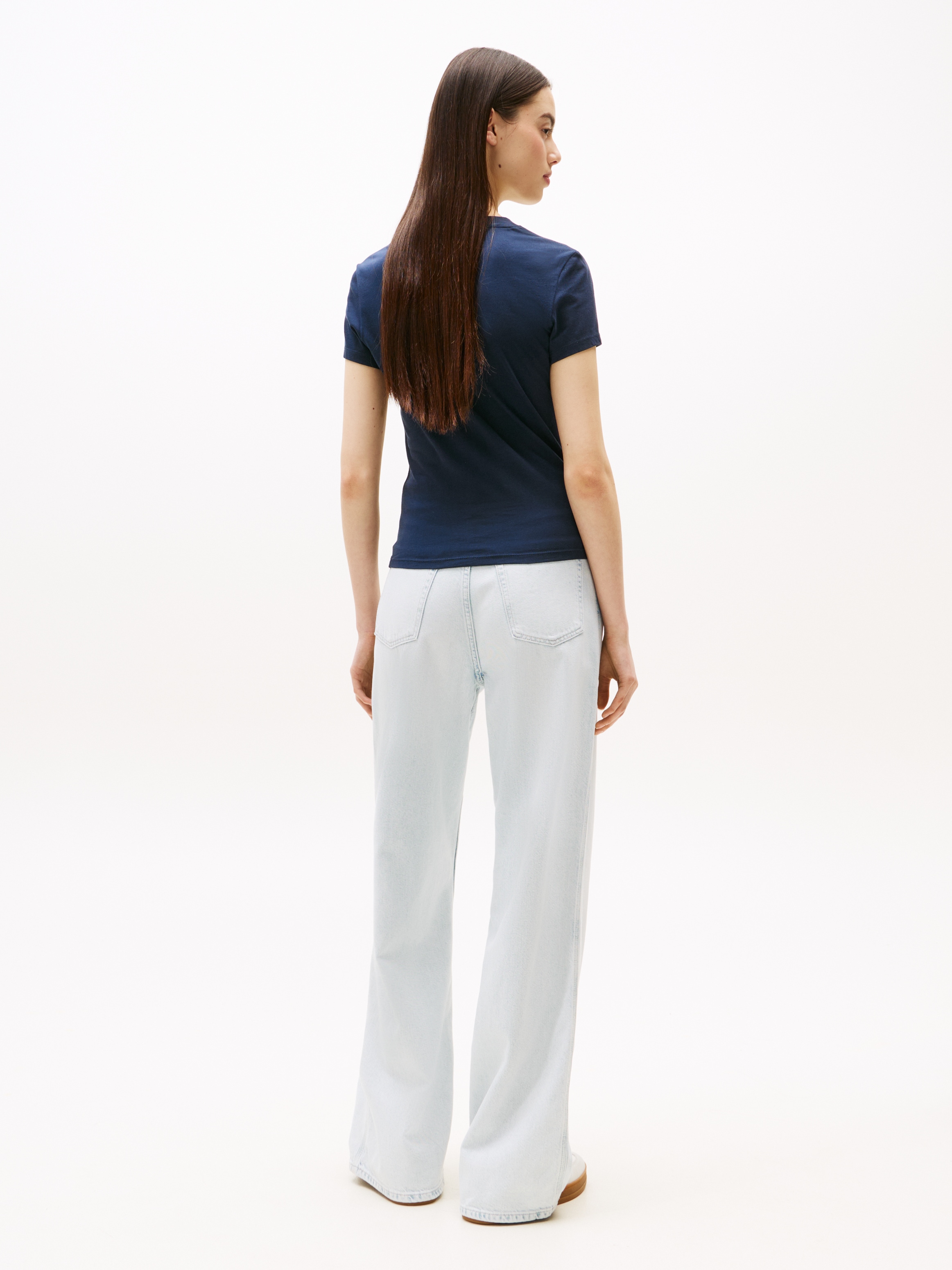 Tommy Jeans Kurzarmshirt »TJW SLIM LINEAR SS TEE EXT«