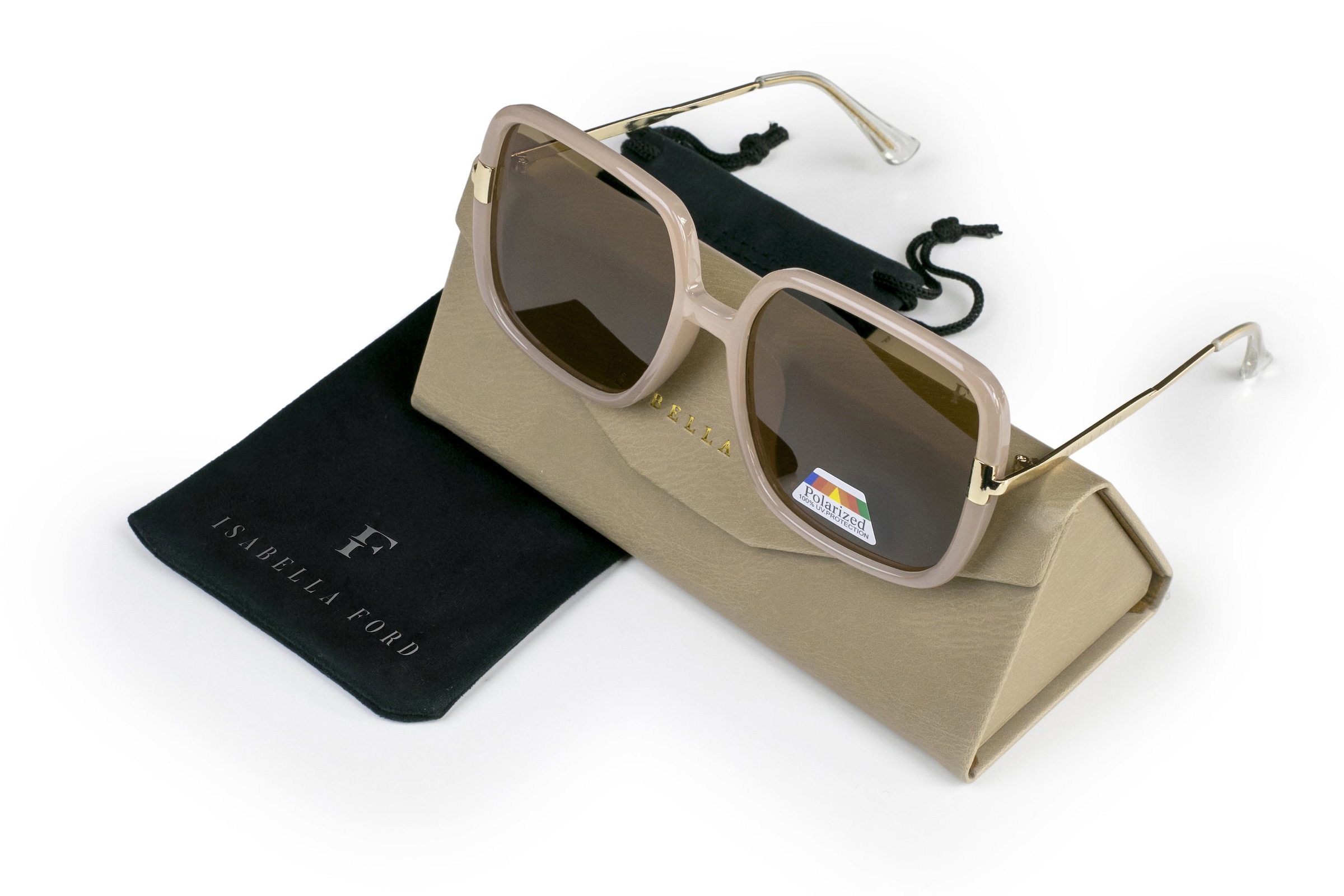 ISABELLA FORD Sonnenbrille »FA03-03« Glass 0.74MM Polarized Lens UV400，CAT3.0