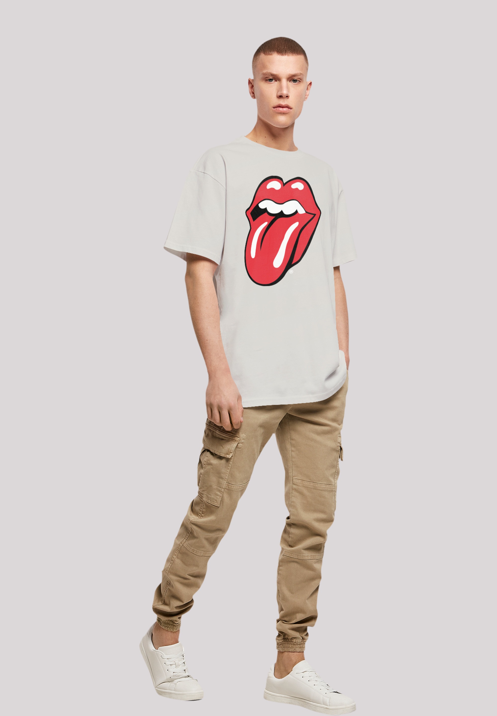 F4NT4STIC T-Shirt »The Rolling Stones Zunge«, Premium Qualität