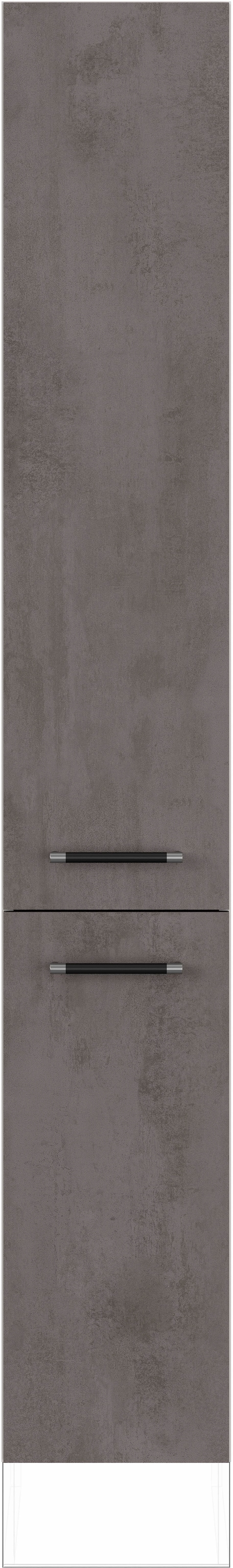 IMPULS KÜCHEN Seitenschrank »"Prag", Breite/Höhe: 30/190,7 cm«, vormontiert, mit Drehtüren, mit verstellbaren Fachböden