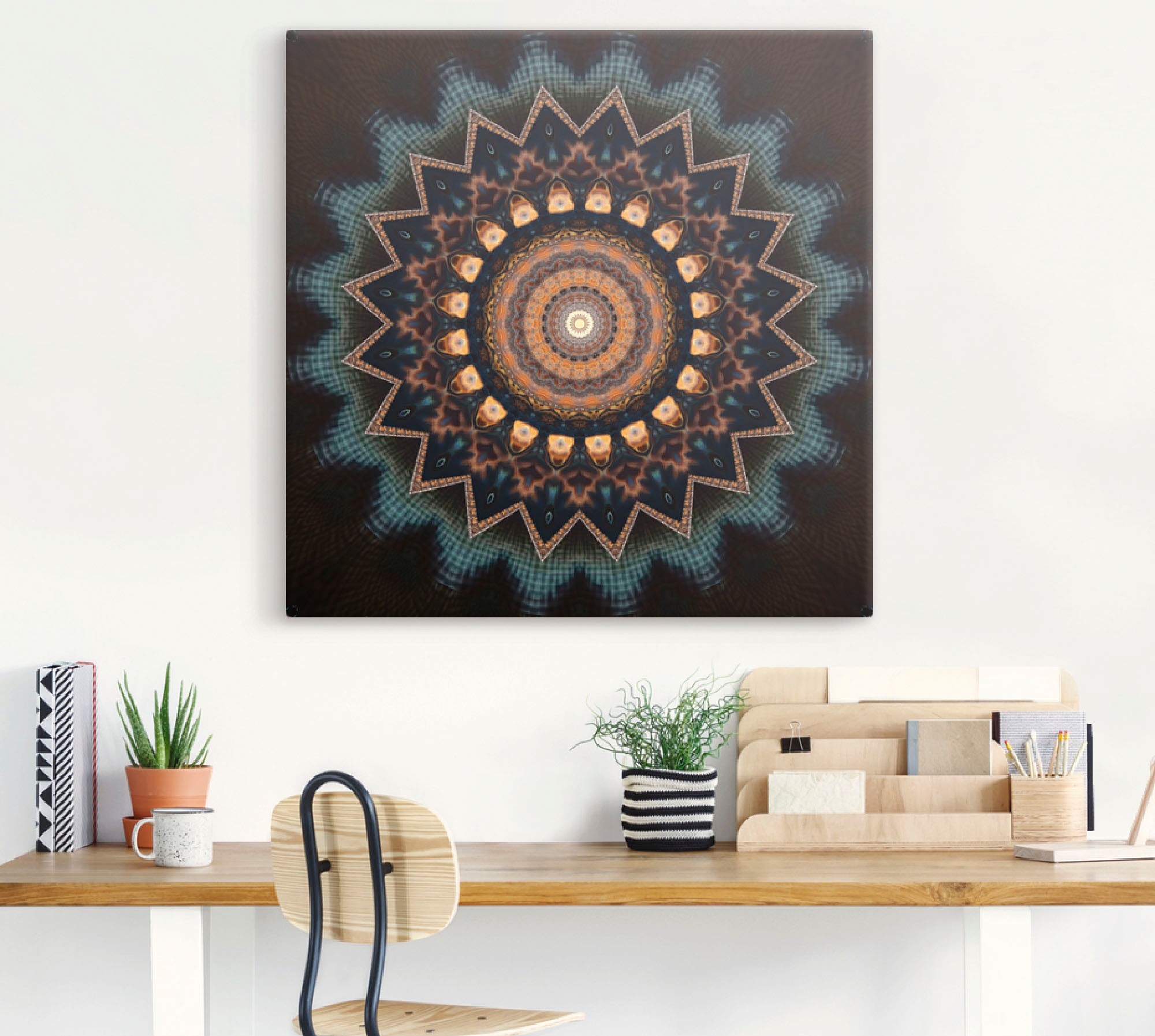 Artland Wandbild »Mandala kosmisches Bewusstsein«, Muster, (1 St.), als Alubild, Outdoorbild, Leinwandbild, Poster, Wandaufkleber