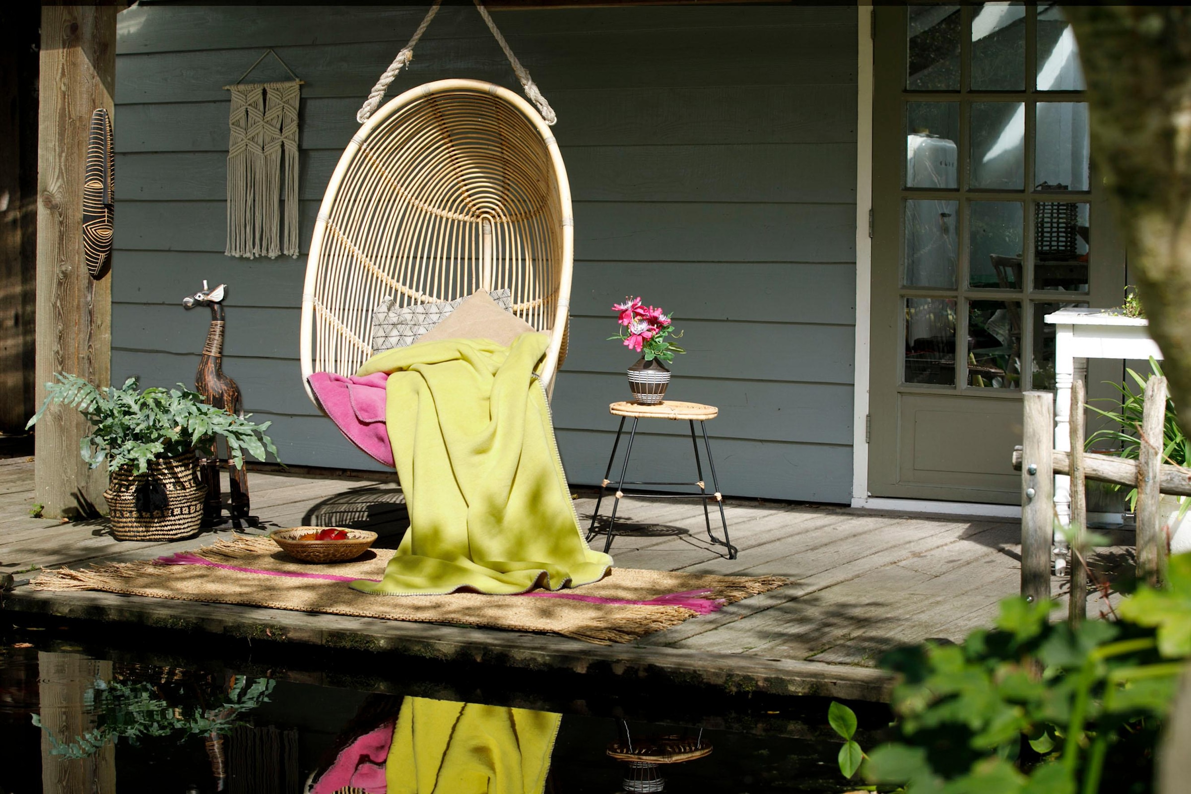 Biederlack Wohndecke »Gode«, mit geketteltem Zierstich, Kuscheldecke