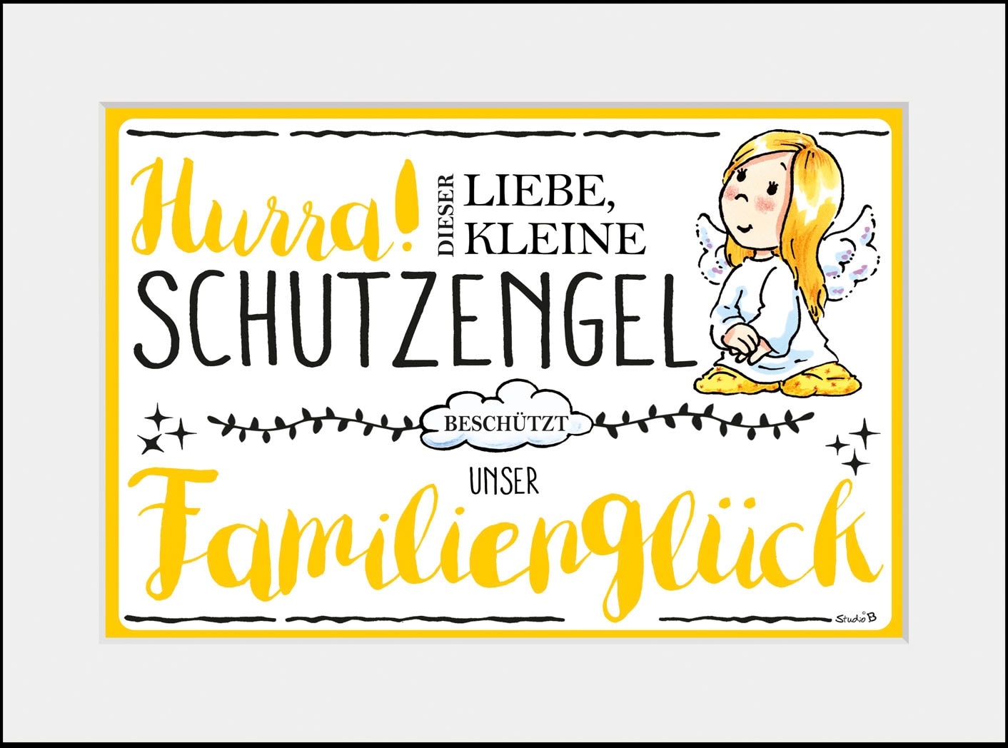 queence Bild »Schutzengel Familienglück«, Engel, (1 St.) kaufen | BAUR