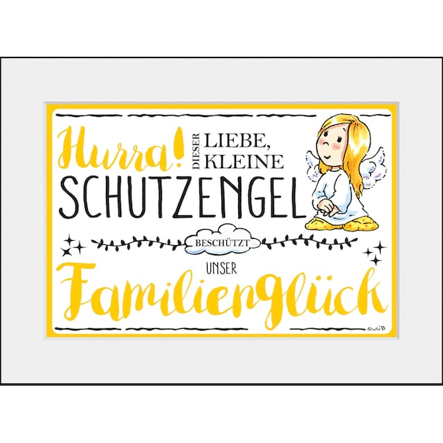 queence Bild »Schutzengel Familienglück«, Engel, (1 St.) kaufen | BAUR