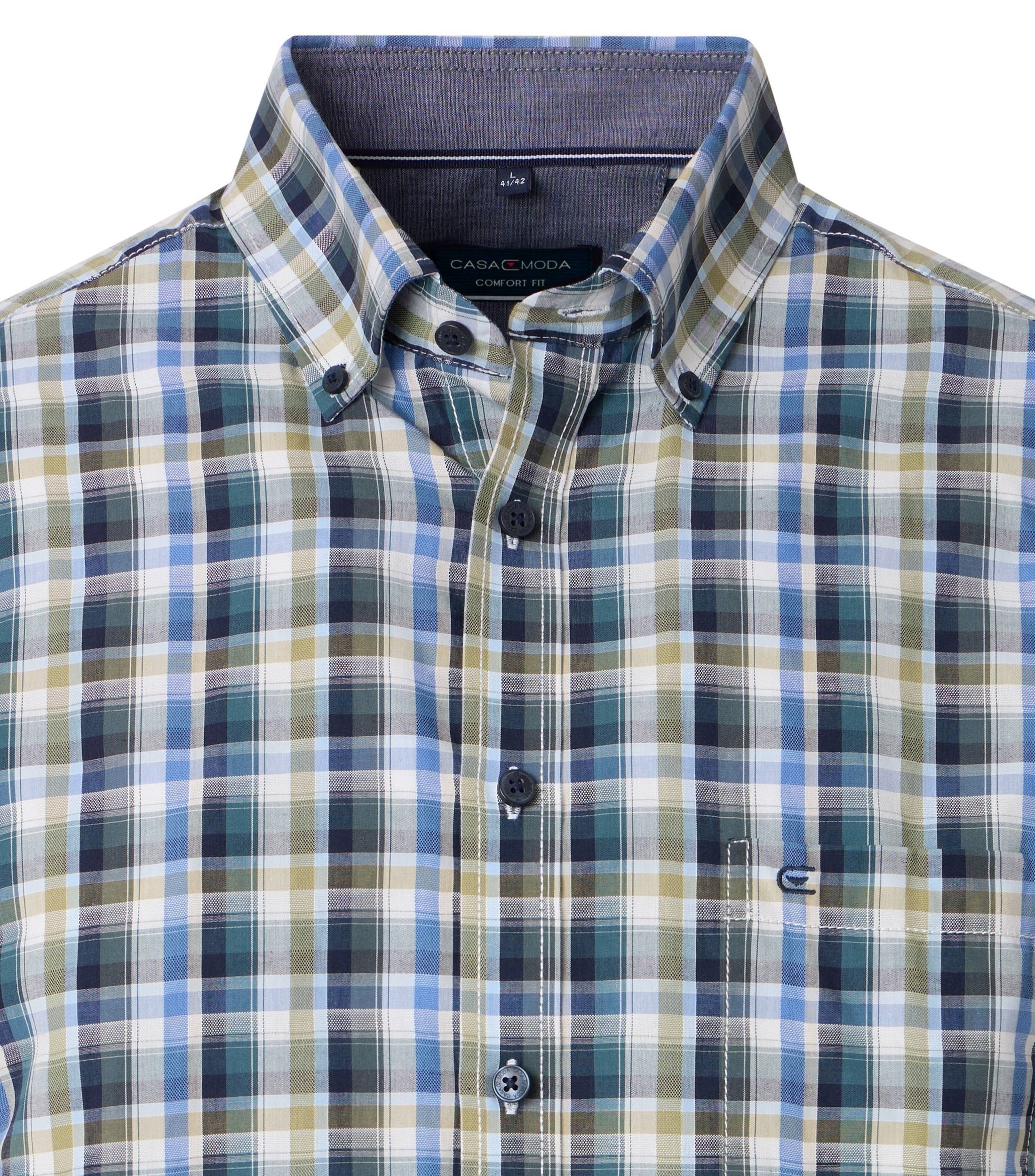 CASAMODA Kurzarmhemd »CASAMODA Freizeithemd Kurzarm kariert«