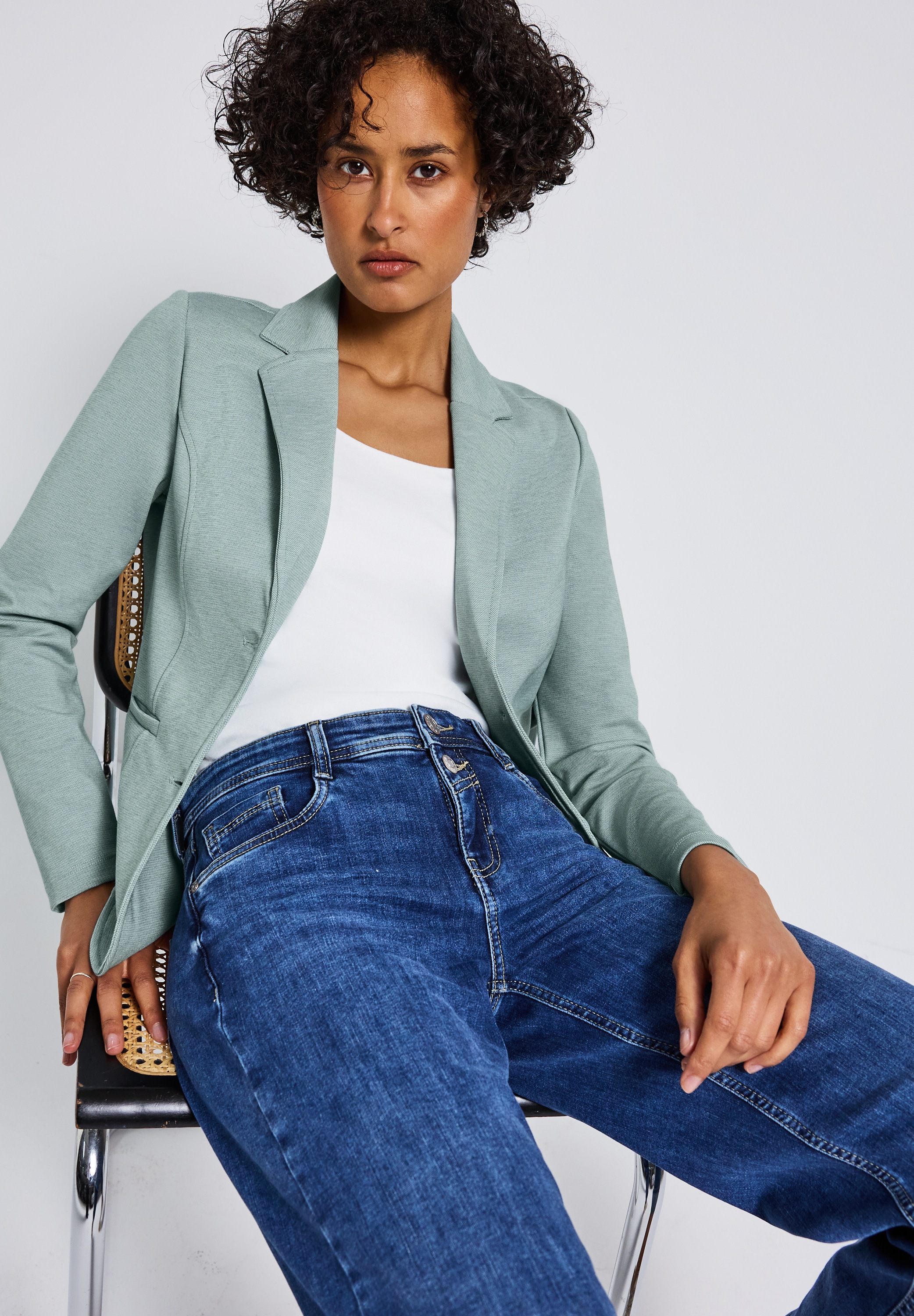 STREET ONE Jackenblazer, mit Reverskragen und Knöpfen günstig online kaufen