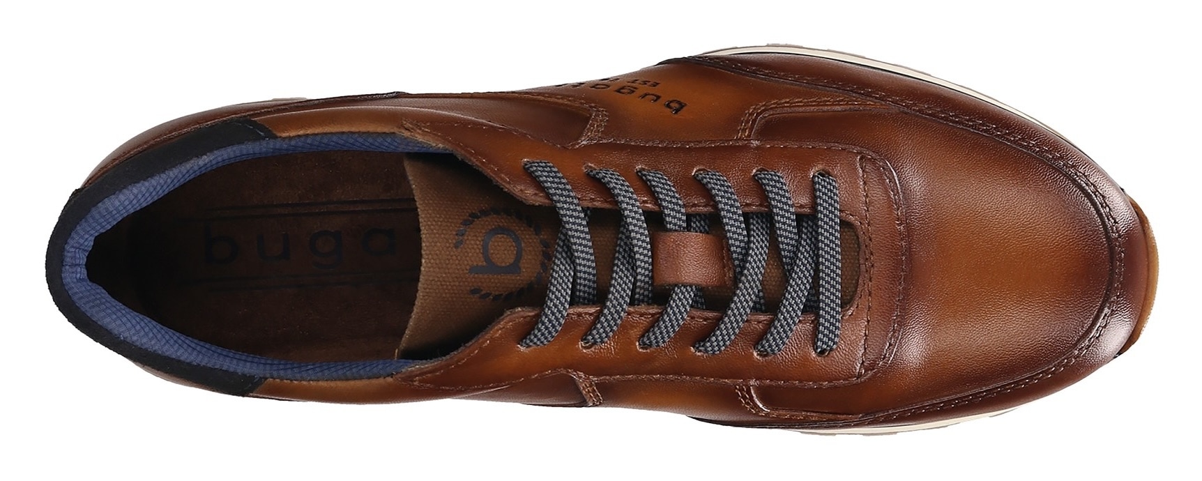 bugatti Slip-On Sneaker, Freizeitschuh, Halbschuh, Slipper mit Antik Finish