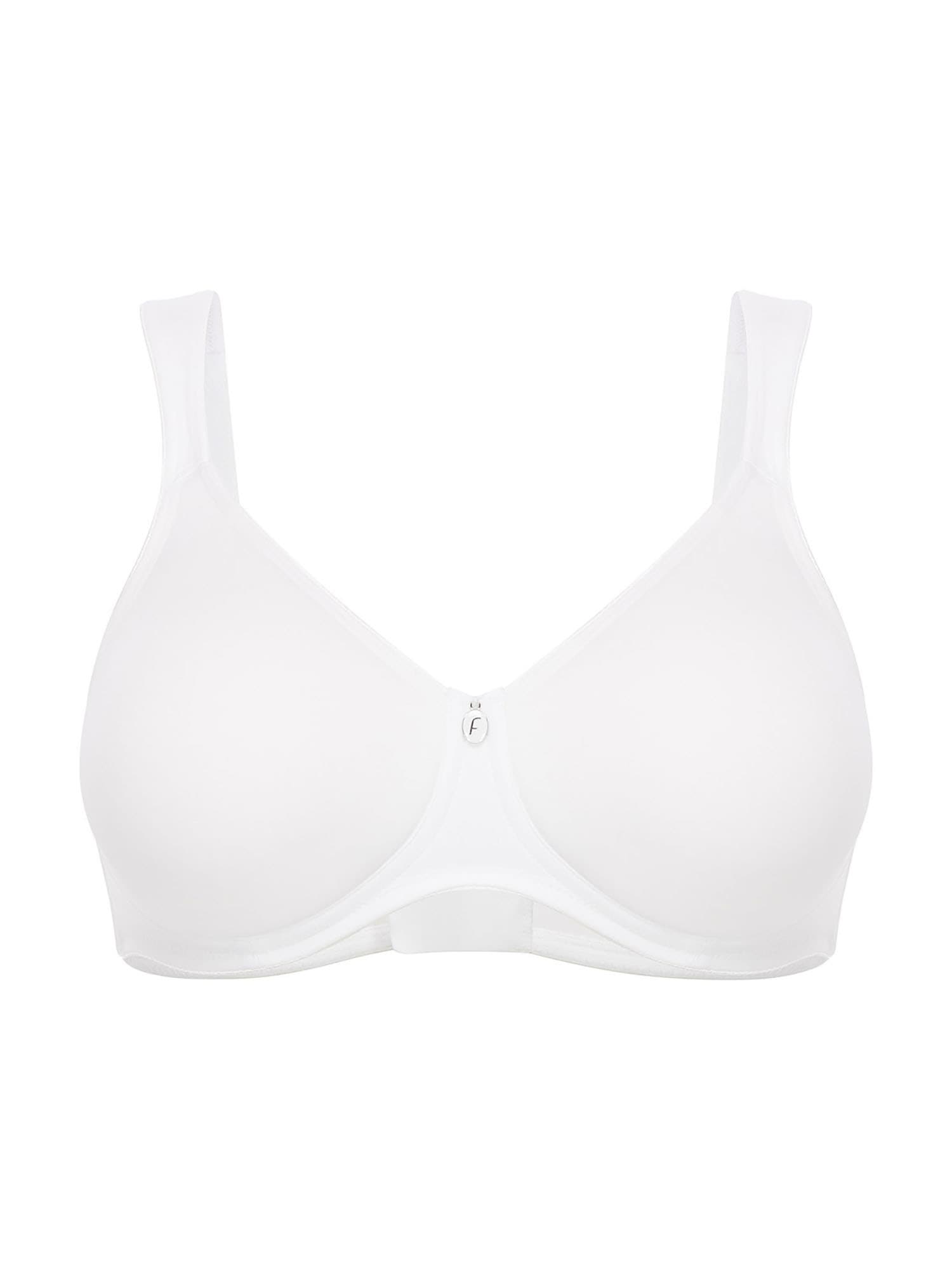 FELINA Damen T-Shirt-BH "Spacer BH ohne Bügel Pure Balance", Gr. 100, weiß, Obermaterial: 65% Polyester PES. 16% Polyamid PA. 10% Elasthan EL. 8%